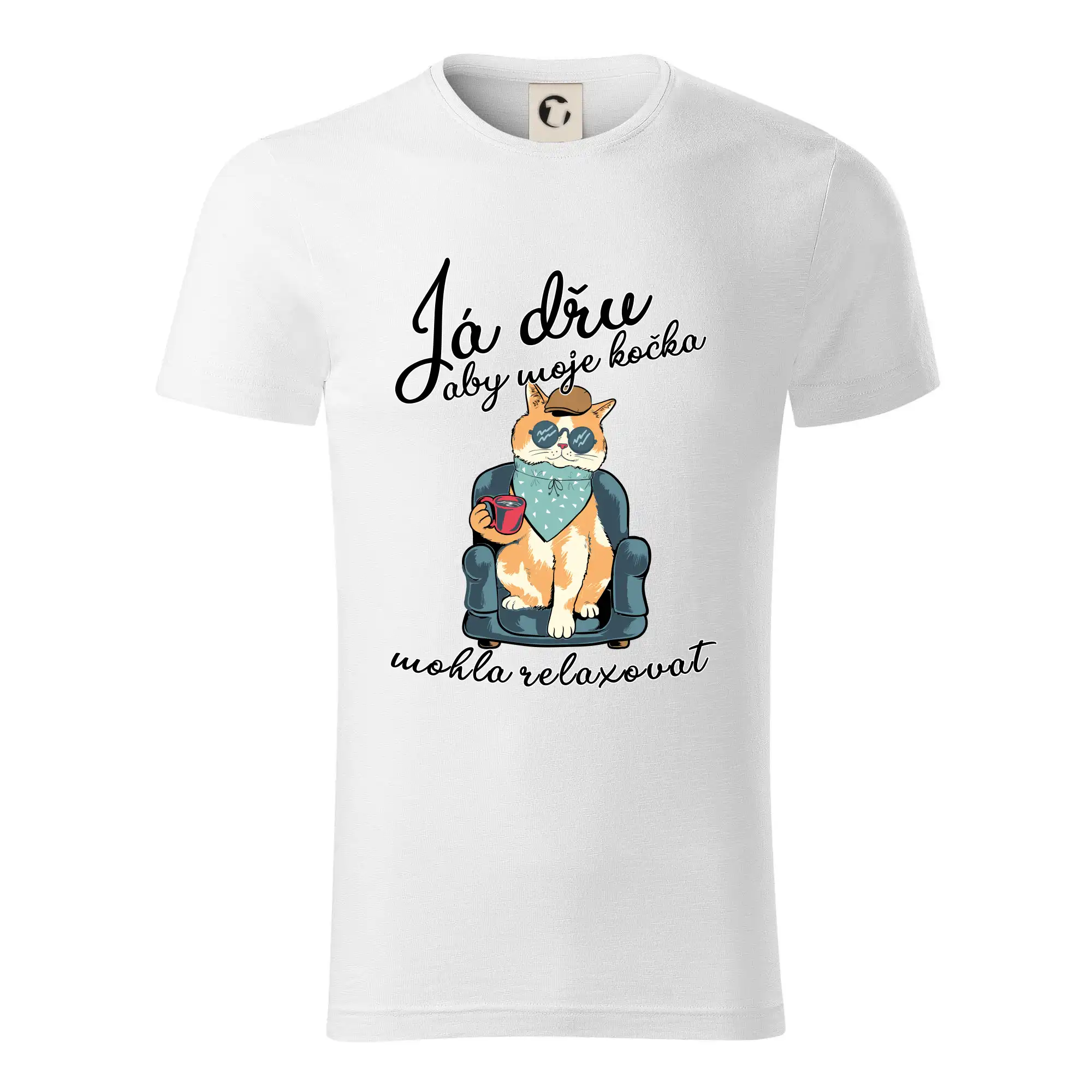 Já dřu, aby moje kočka mohla relaxovat
