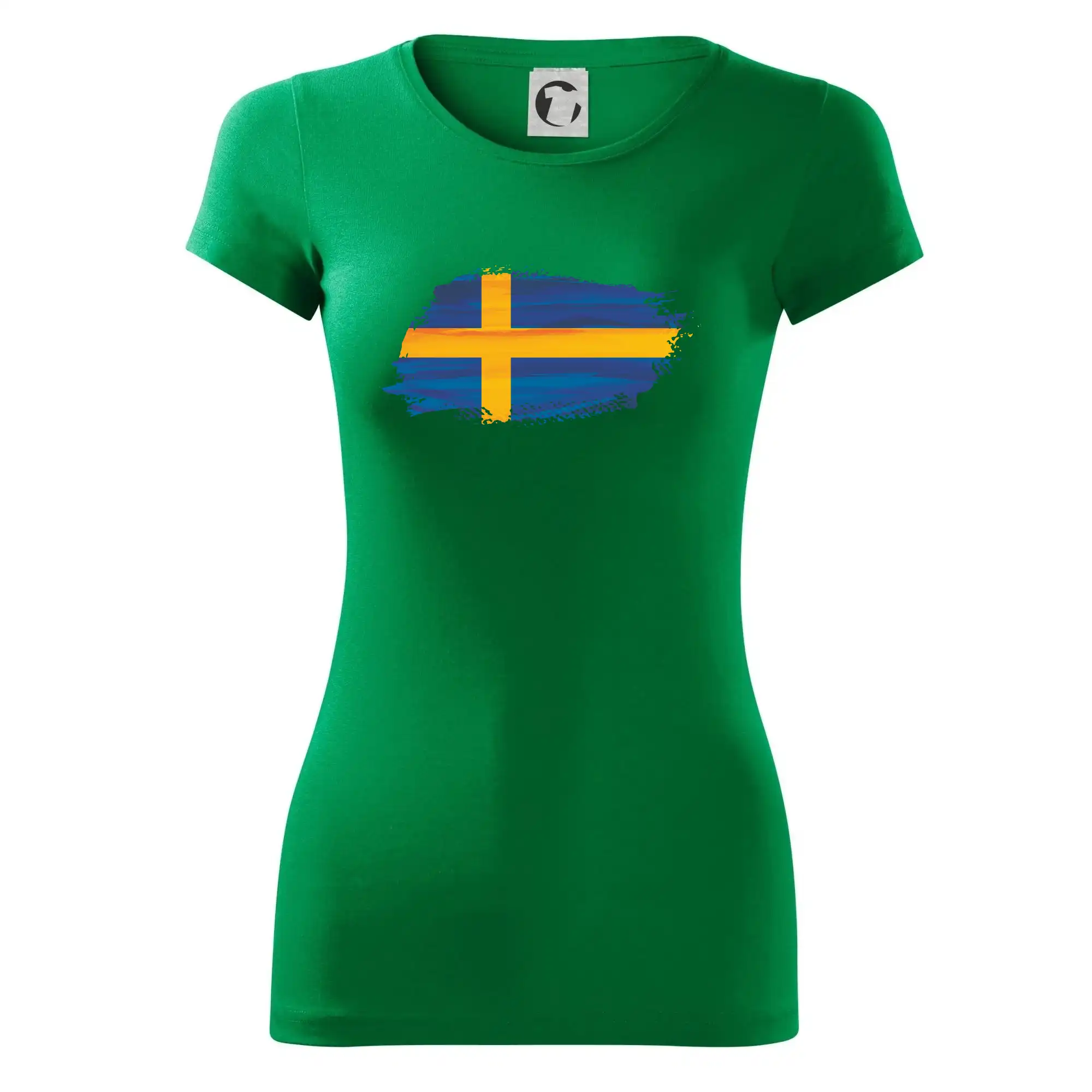 Švédská vlajka kreslená