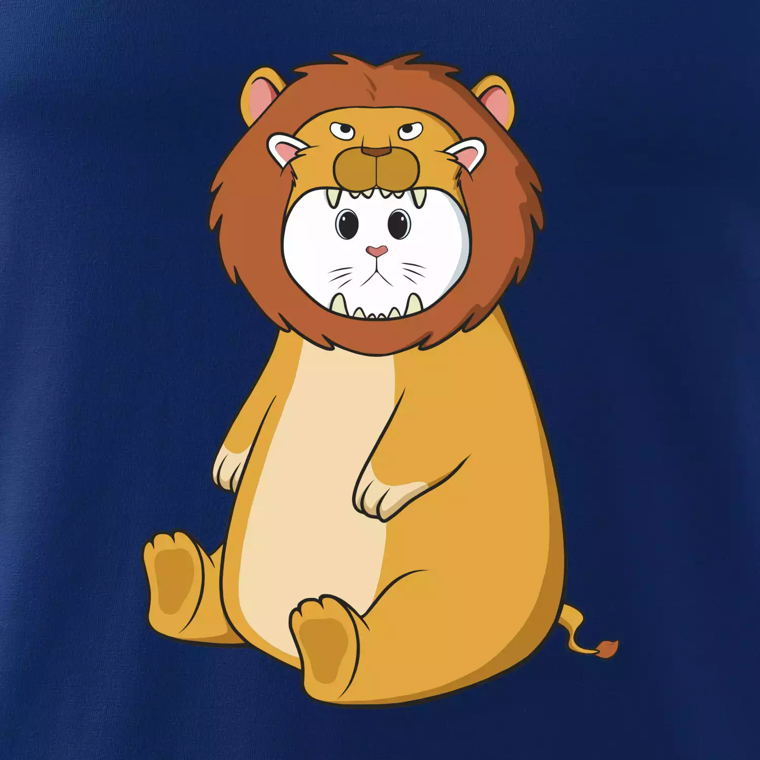 Kočka v převleku lva