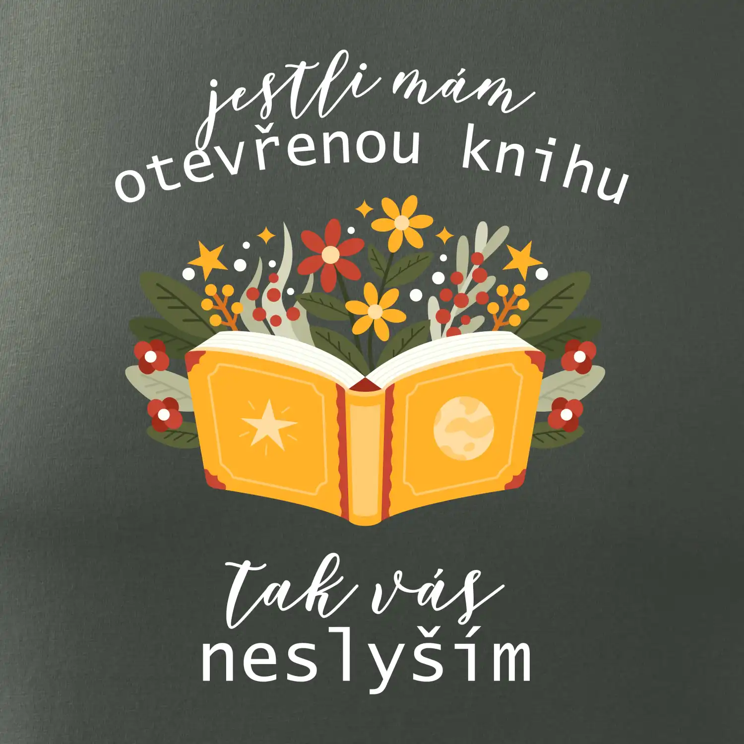 Jestli mám otevřenou knihu, tak vás neslyším