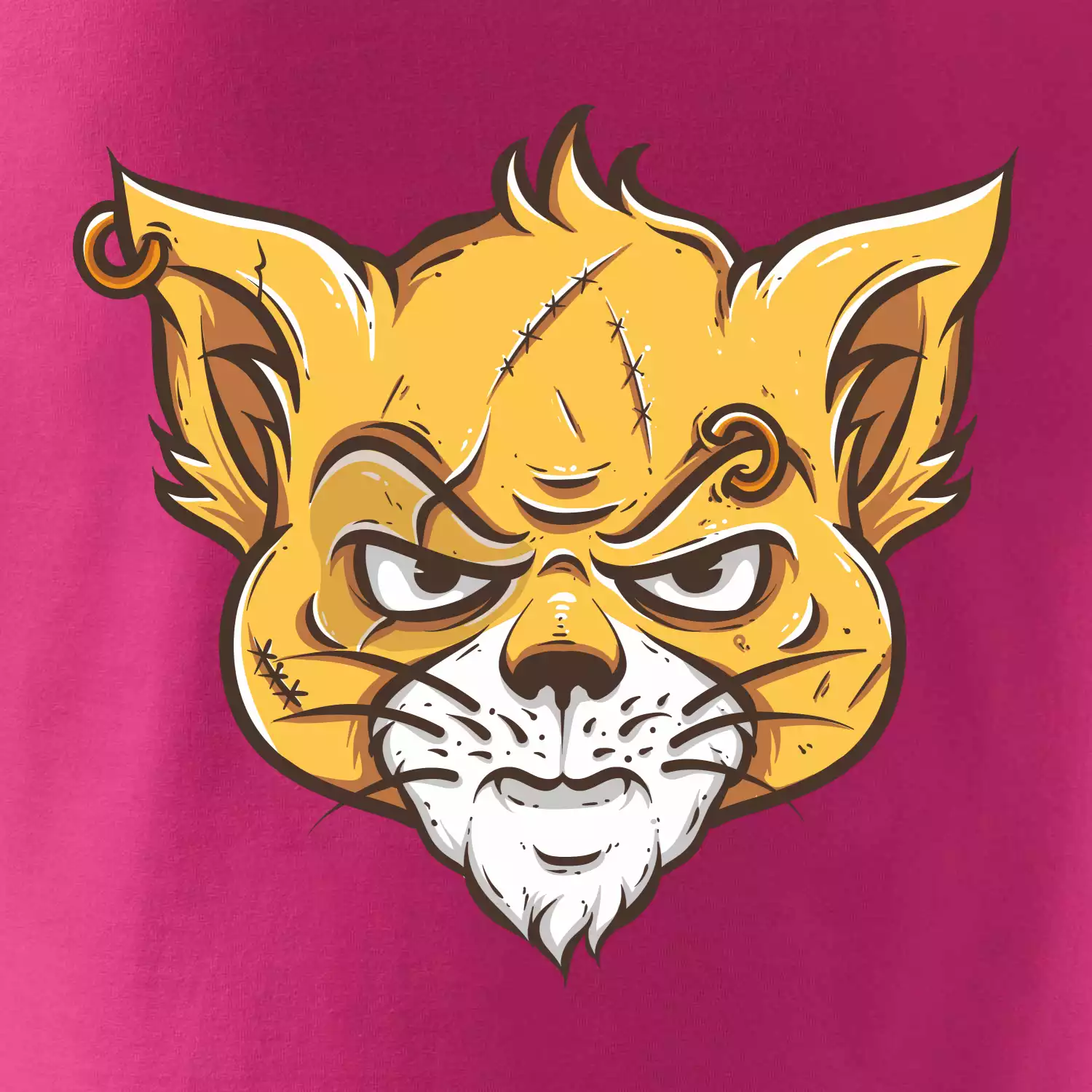 Nasraná kočka Thug life