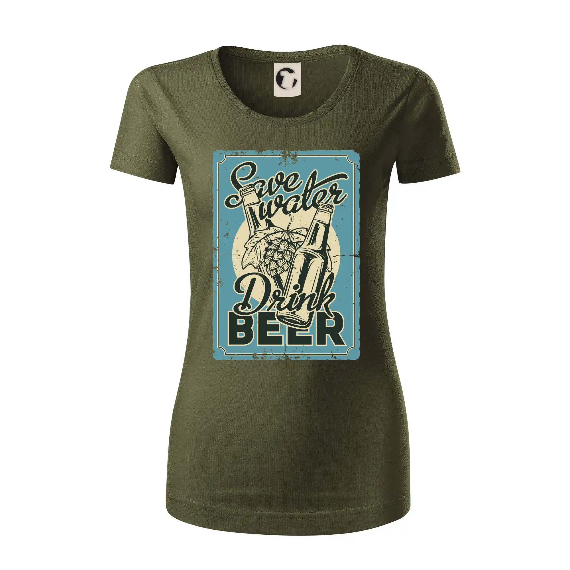 Save water drink beer poster