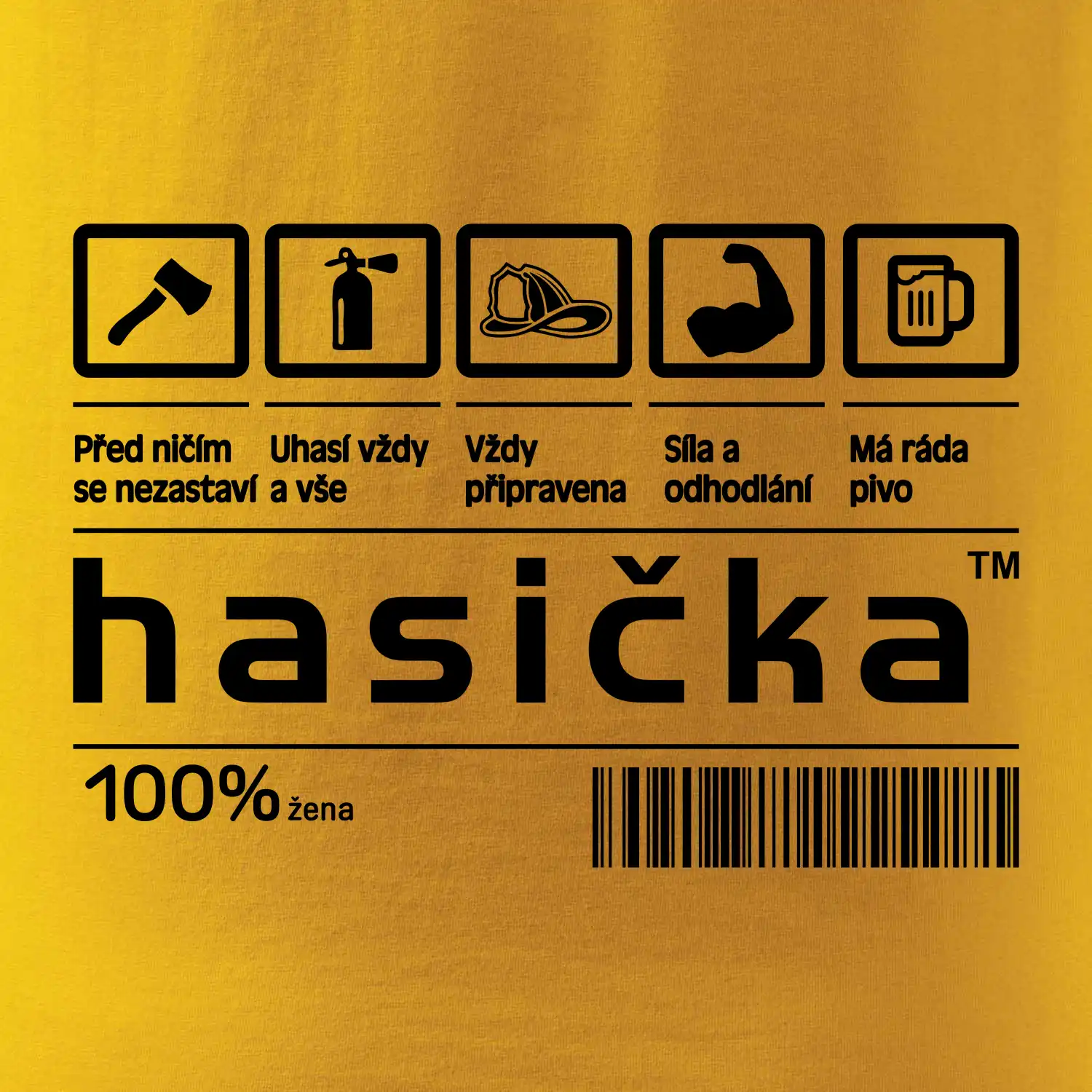 Čárový kód - Hasička