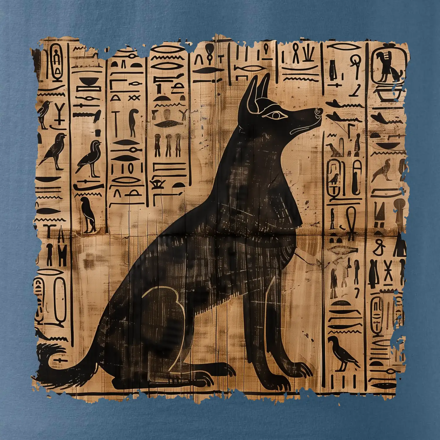 Egyptské hieroglyfy pes
