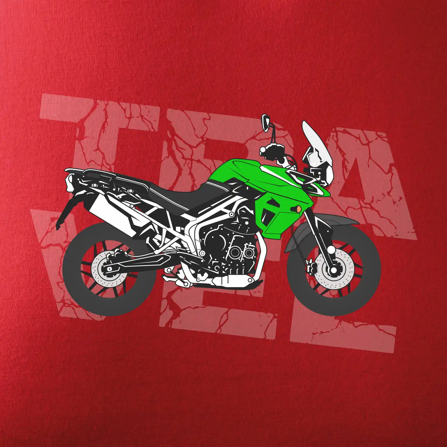 Cestovní enduro zelená