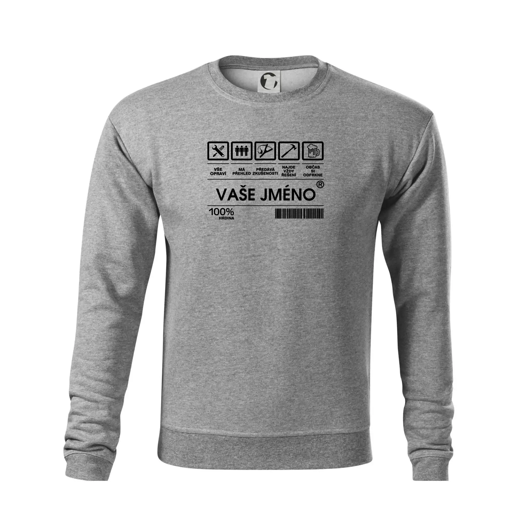 Vaše jméno - čárový kód