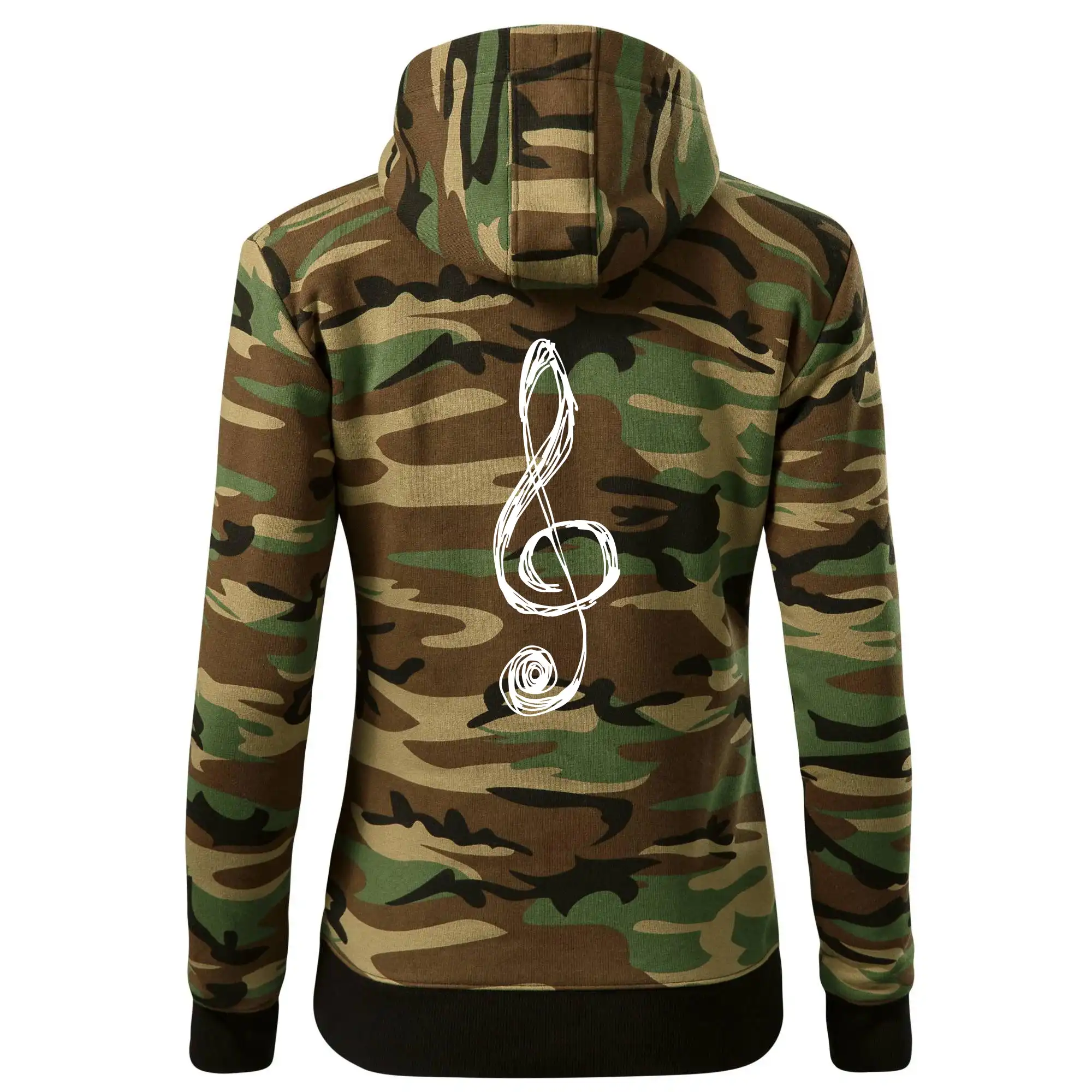 Houslový klíč kreslený