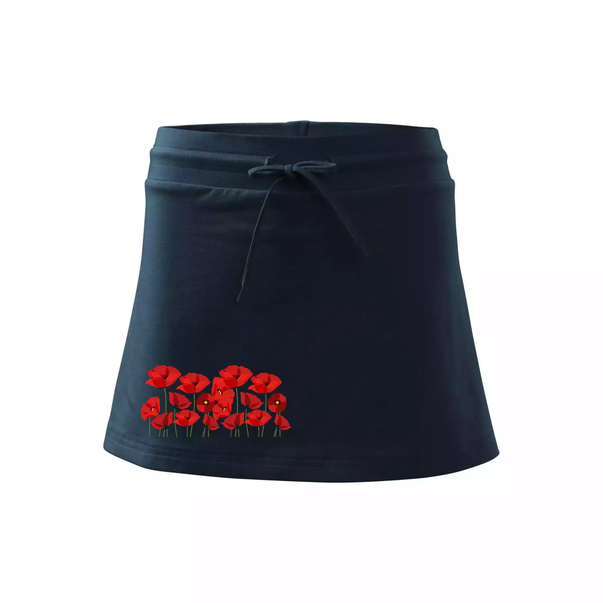 Vlčí mák v řadě