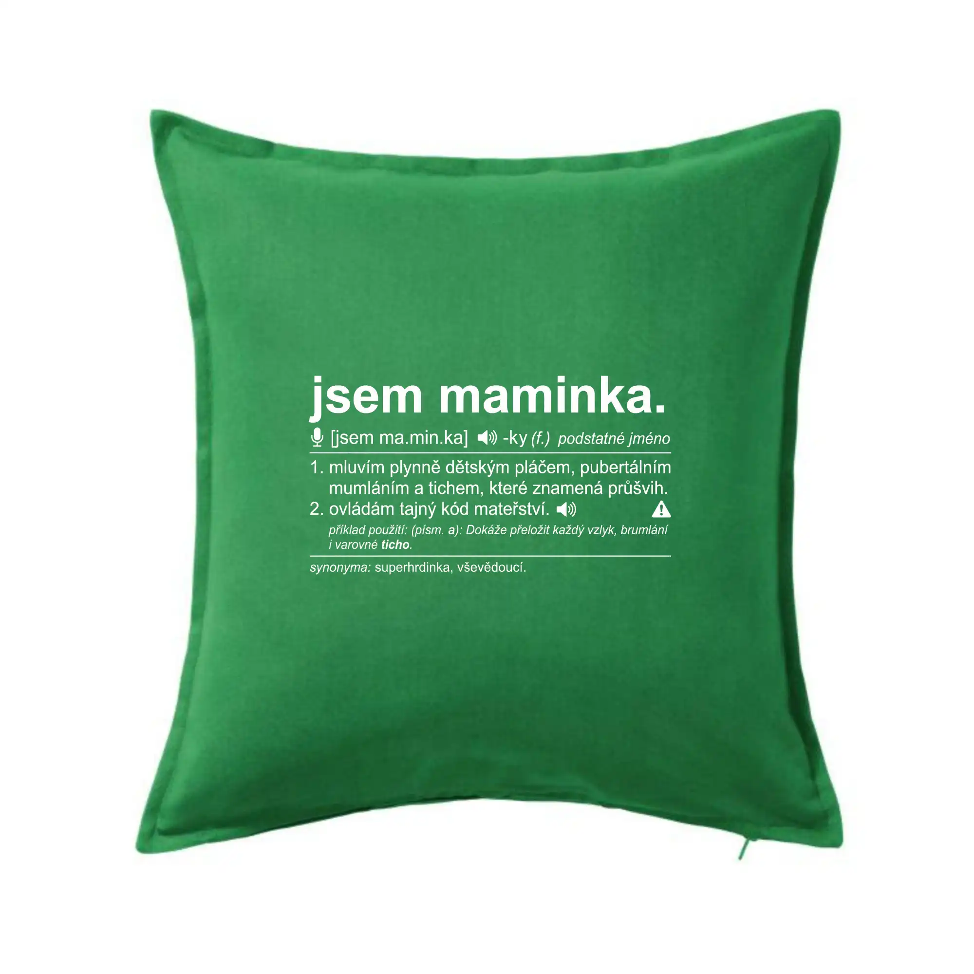Jsem maminka. Mluvím plynně dětským pláčem bíle