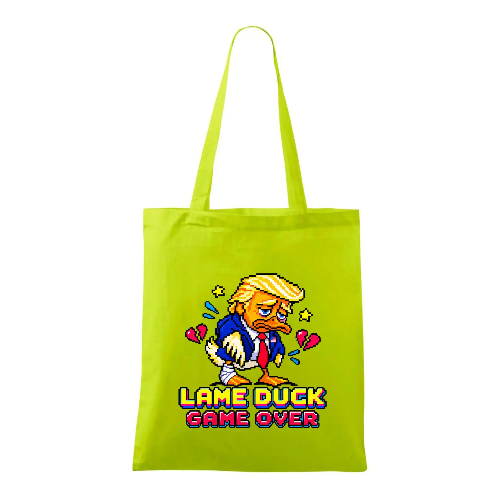 Trump lame duck pixel art game over