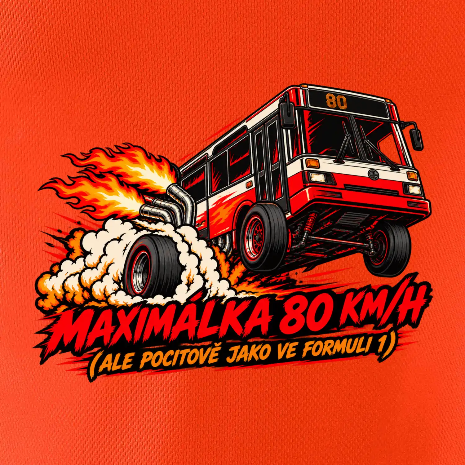 Maximálka 80 km h jako ve formuli 1