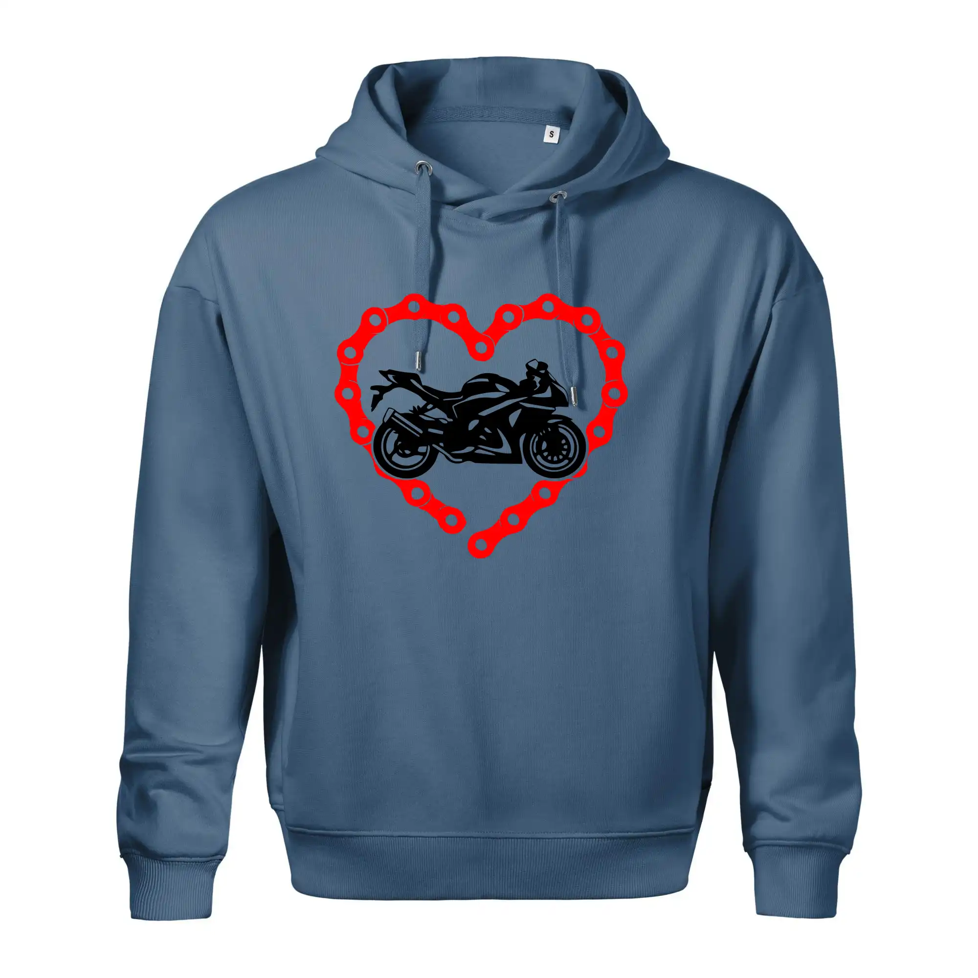 Moto srdce řetěz - silniční