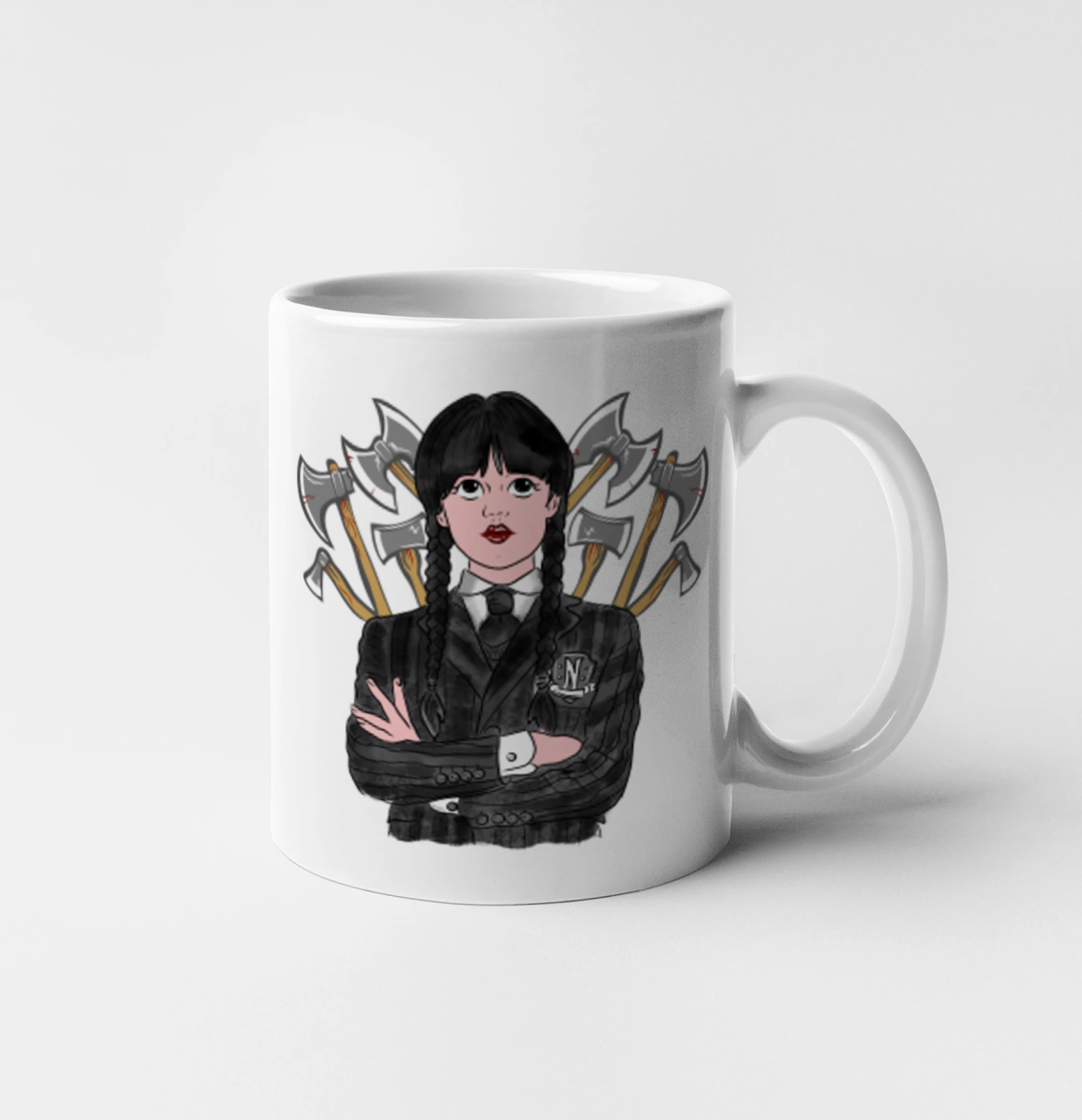 Sekery - holka v černém (Pecka design)