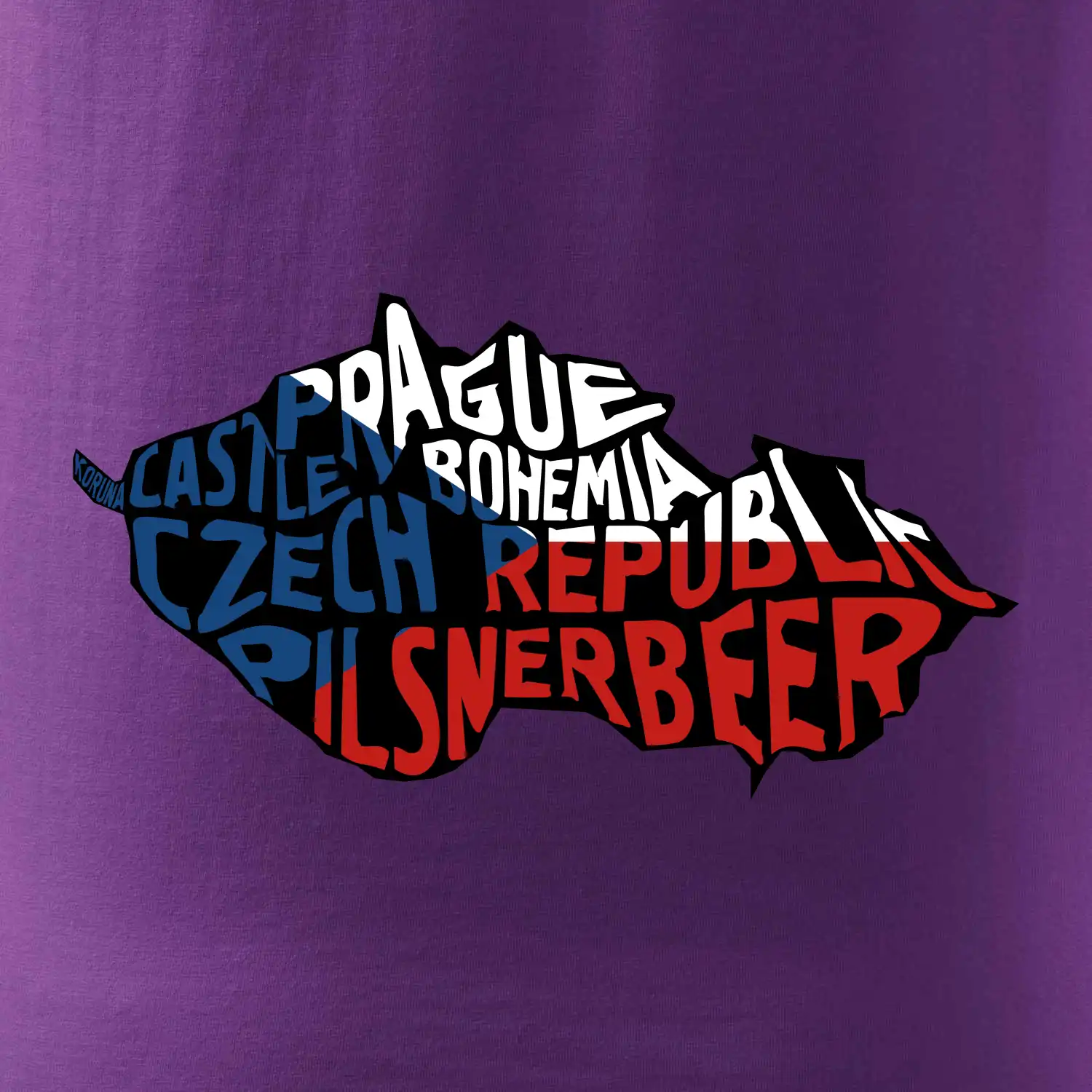 Mapy - názvy měst - Česko