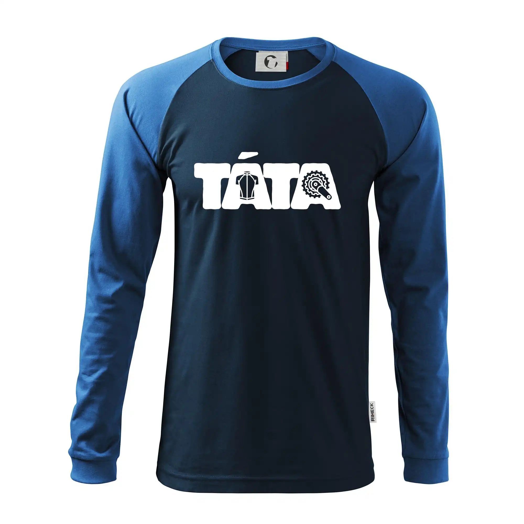 Táta nápis - cyklista