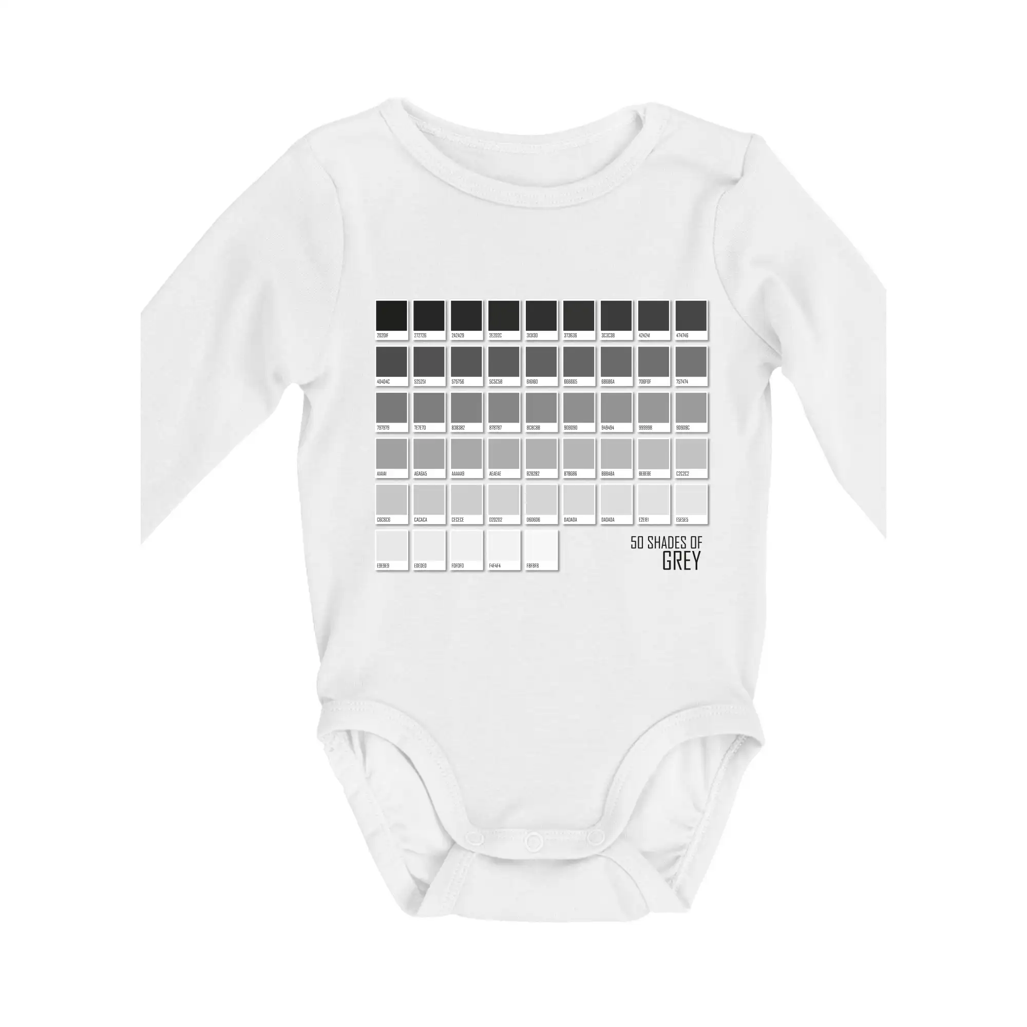 50 barevných odstínů šedi