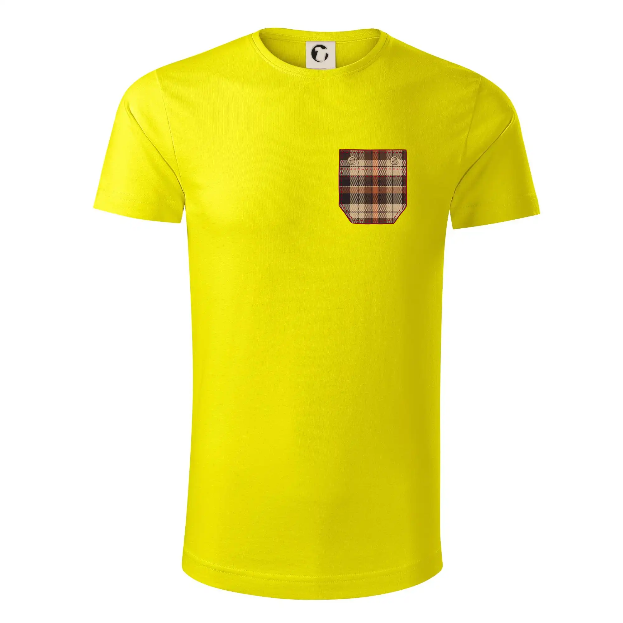 Flanelové triko hnědé