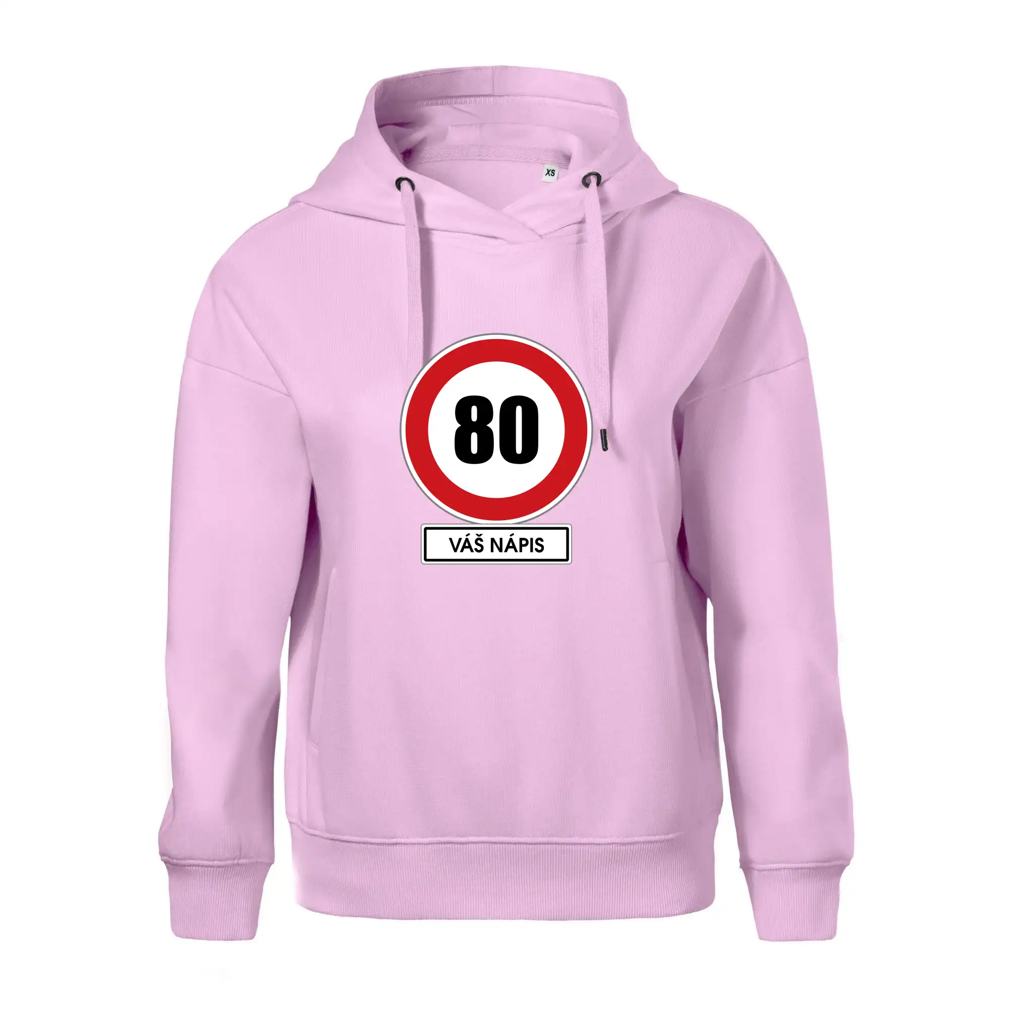 Dopravní značka - rychlost 80 - váš nápis