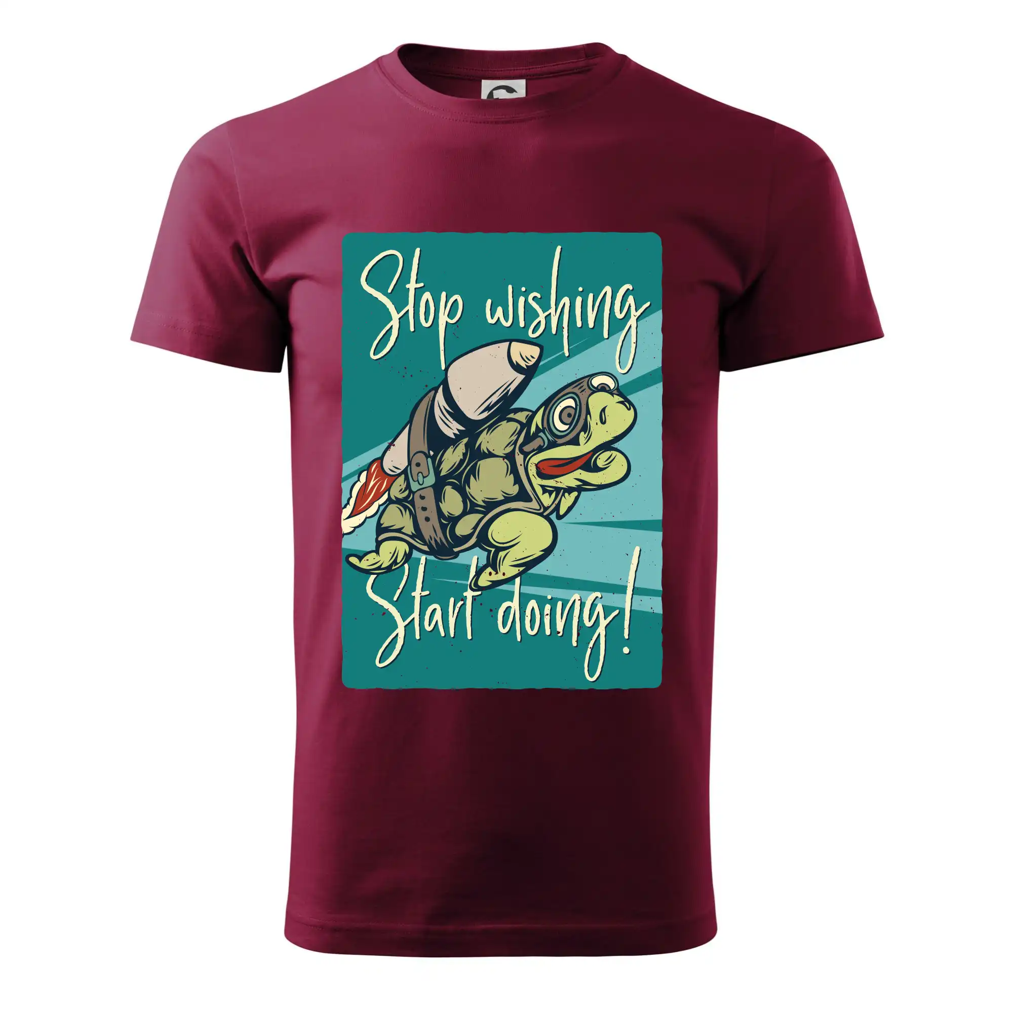 Stop wishing start doing želva