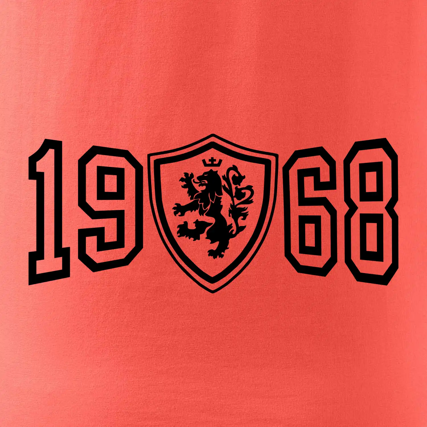 Narozeninový motiv - znak - 1968