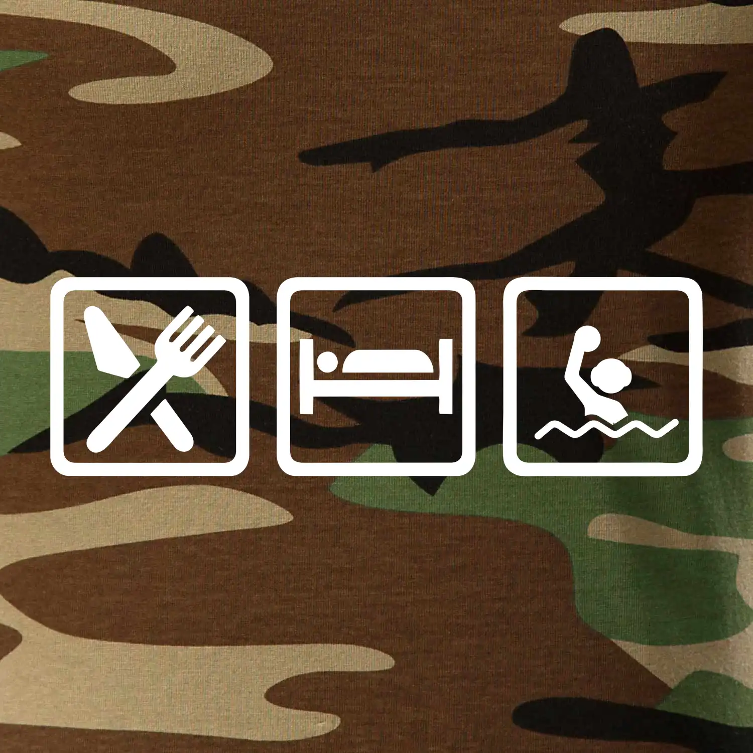 Eat sleep vodní pólo v řadě