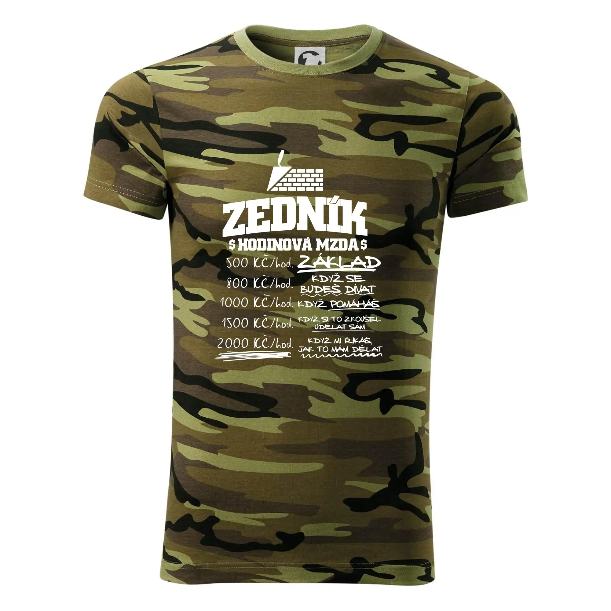 Hodinová mzda zedník