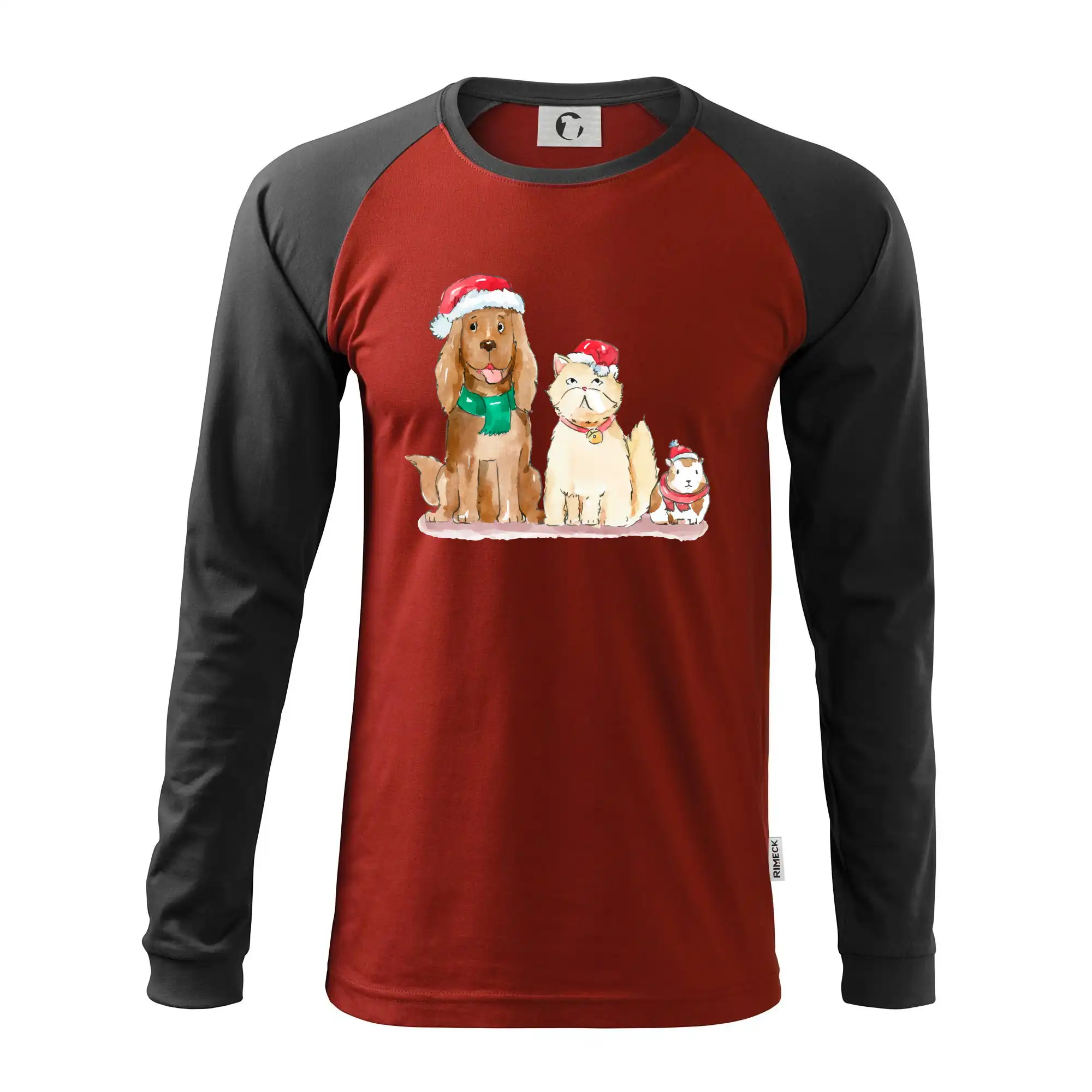 Veselé vánoce - pes, křeček a kočka