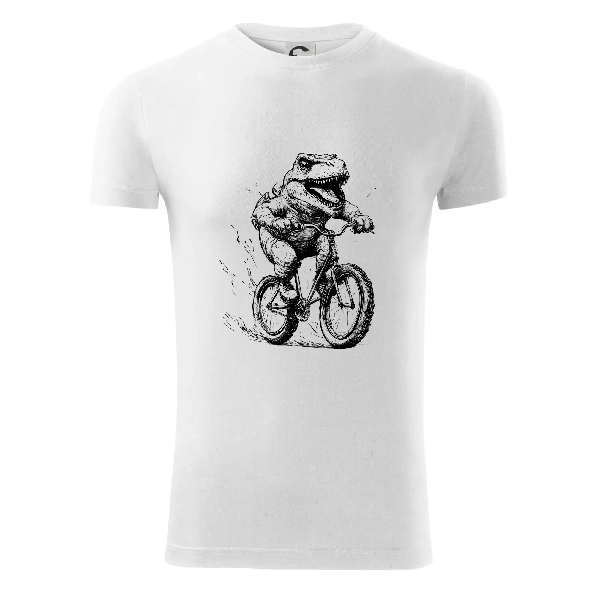 Naštvaný Dinosaurus na kole