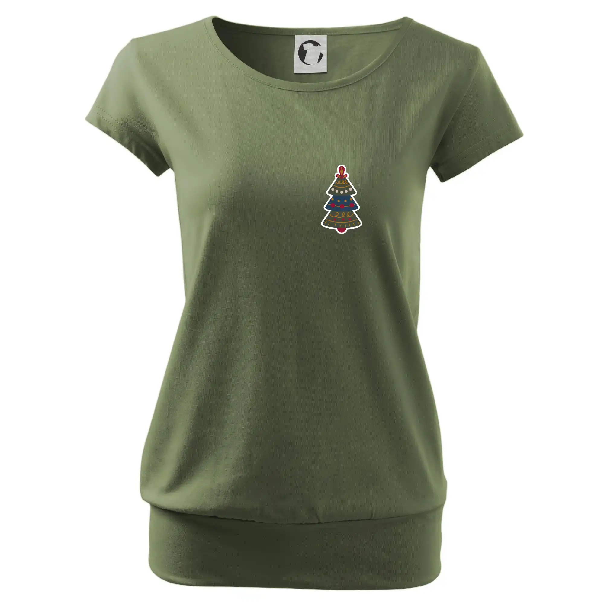 Folklor na prsu vánoční stromek