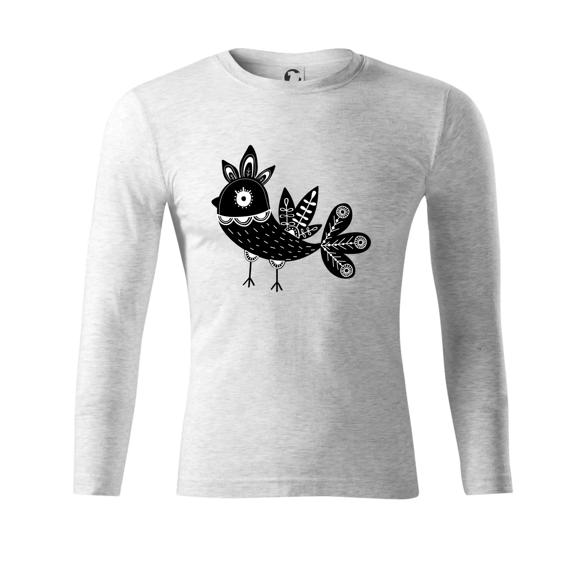 Ptáček černobílý folklór