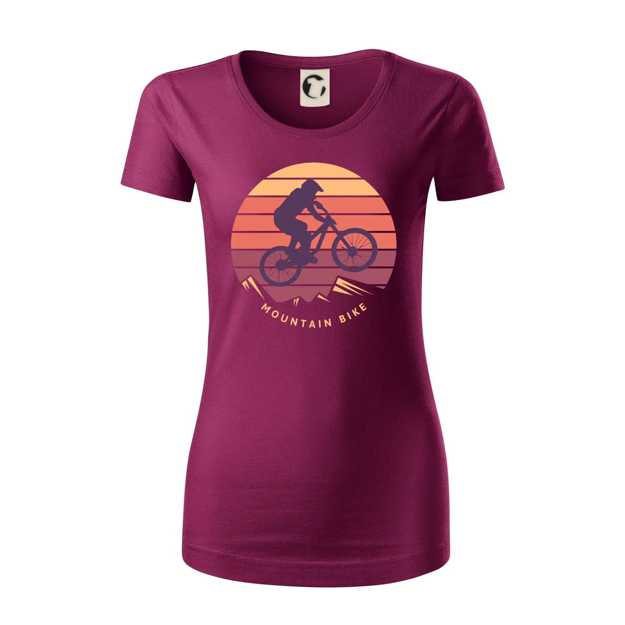 MTB barevné kolo západ slunce