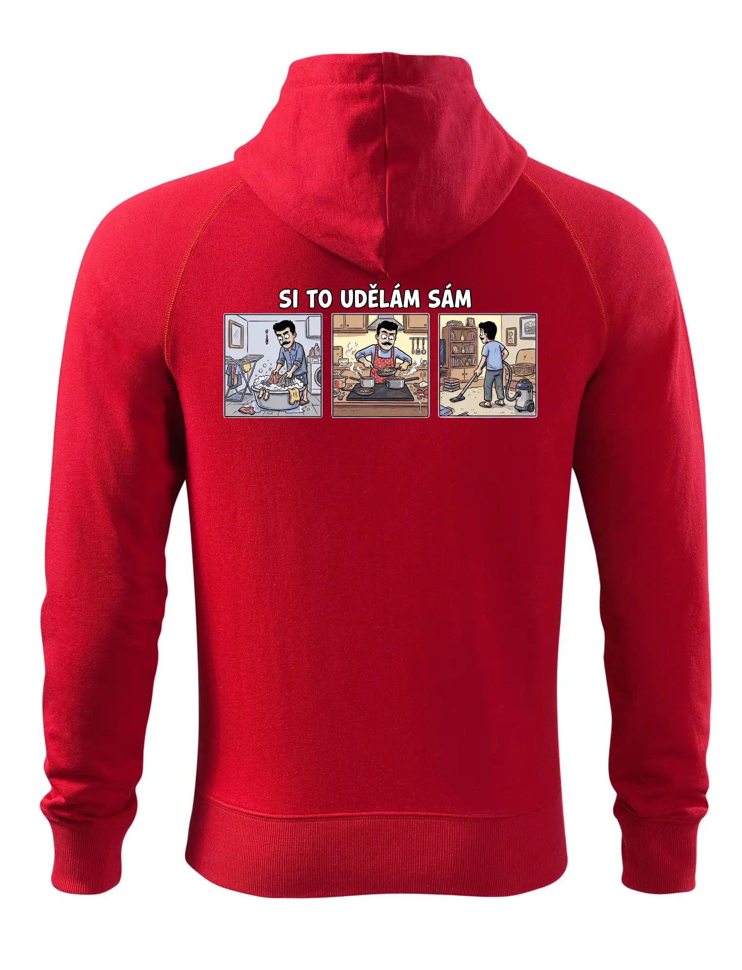 Si to udělám sám - muž s knírkem