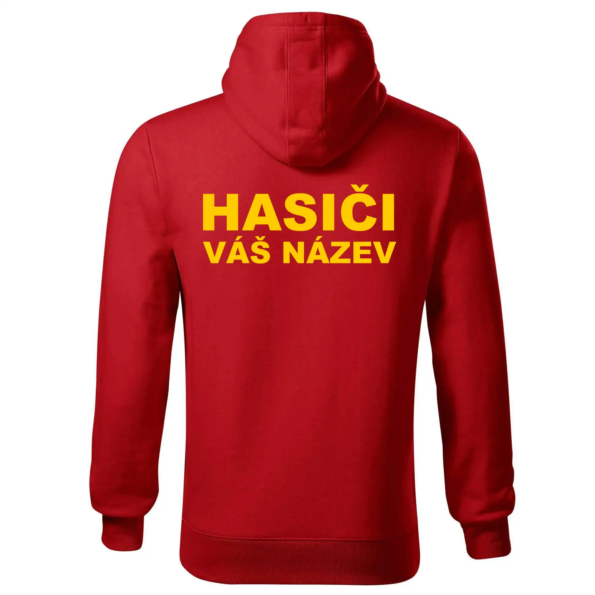 Hasiči - žlutý nápis - váš název sboru
