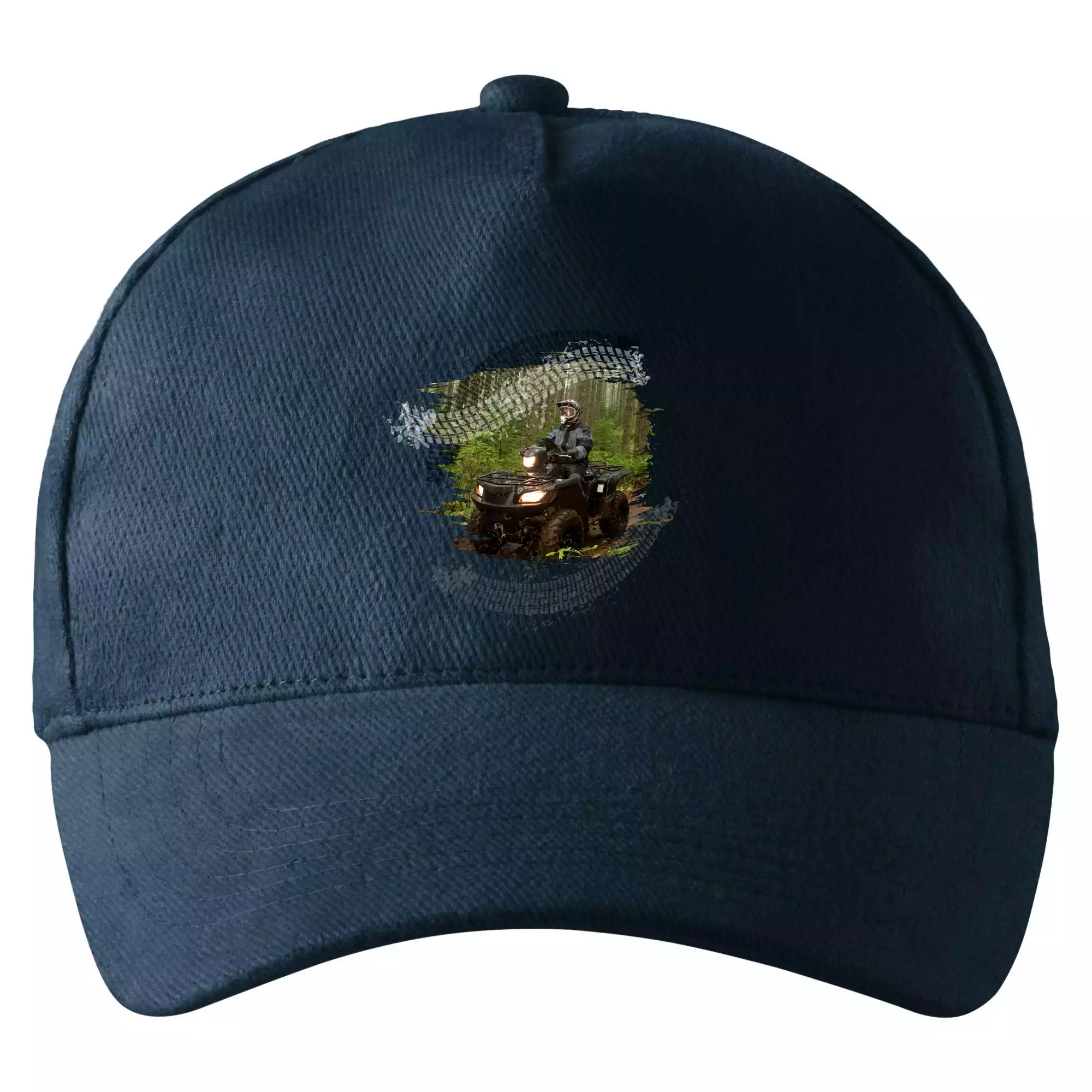 ATV čtyřkolka v lese