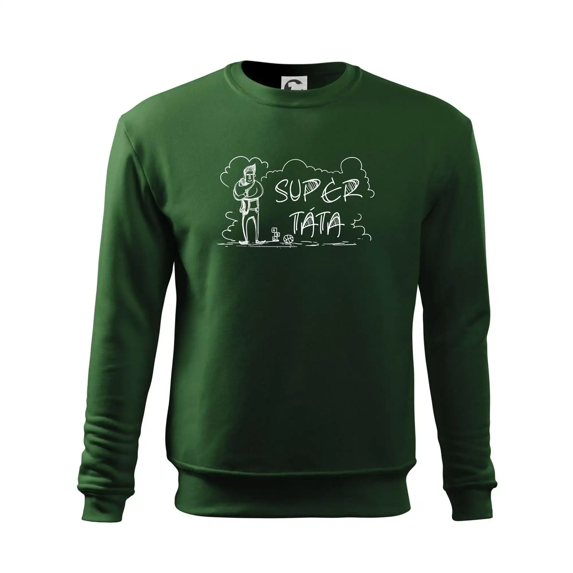 Kreslený nápis super táta