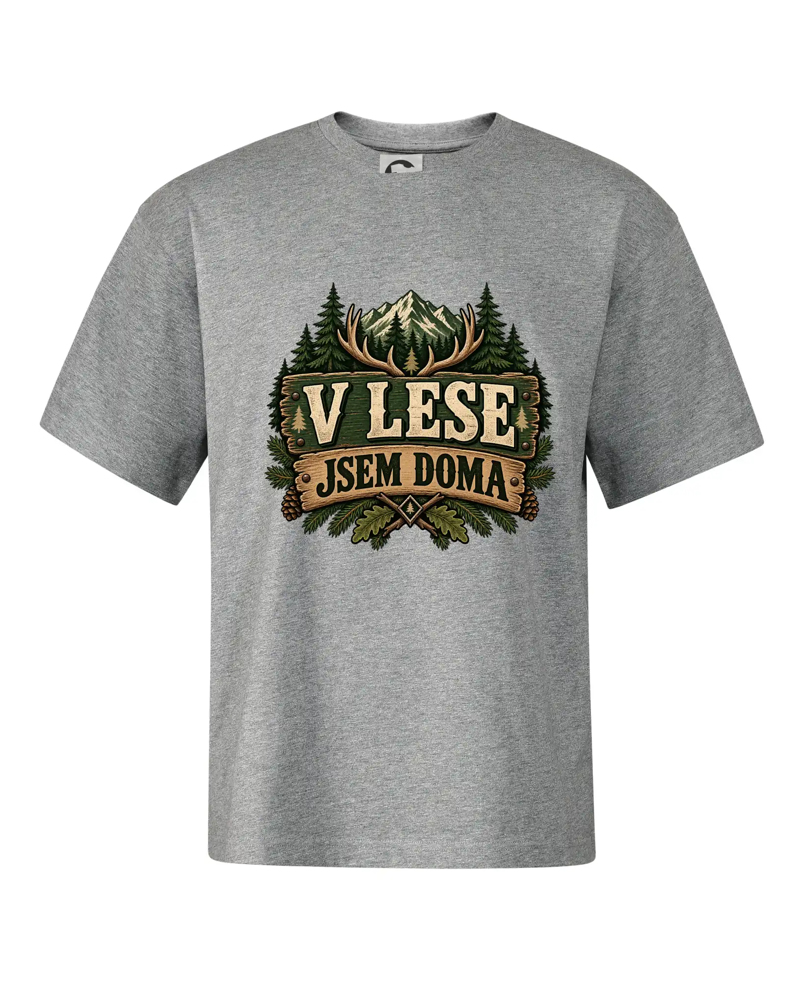 V lese jsem doma myslivecký lesní znak