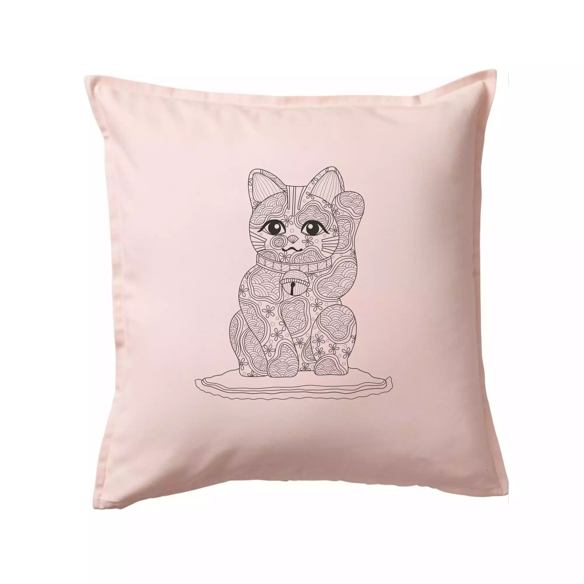 Kočka mávající mandala