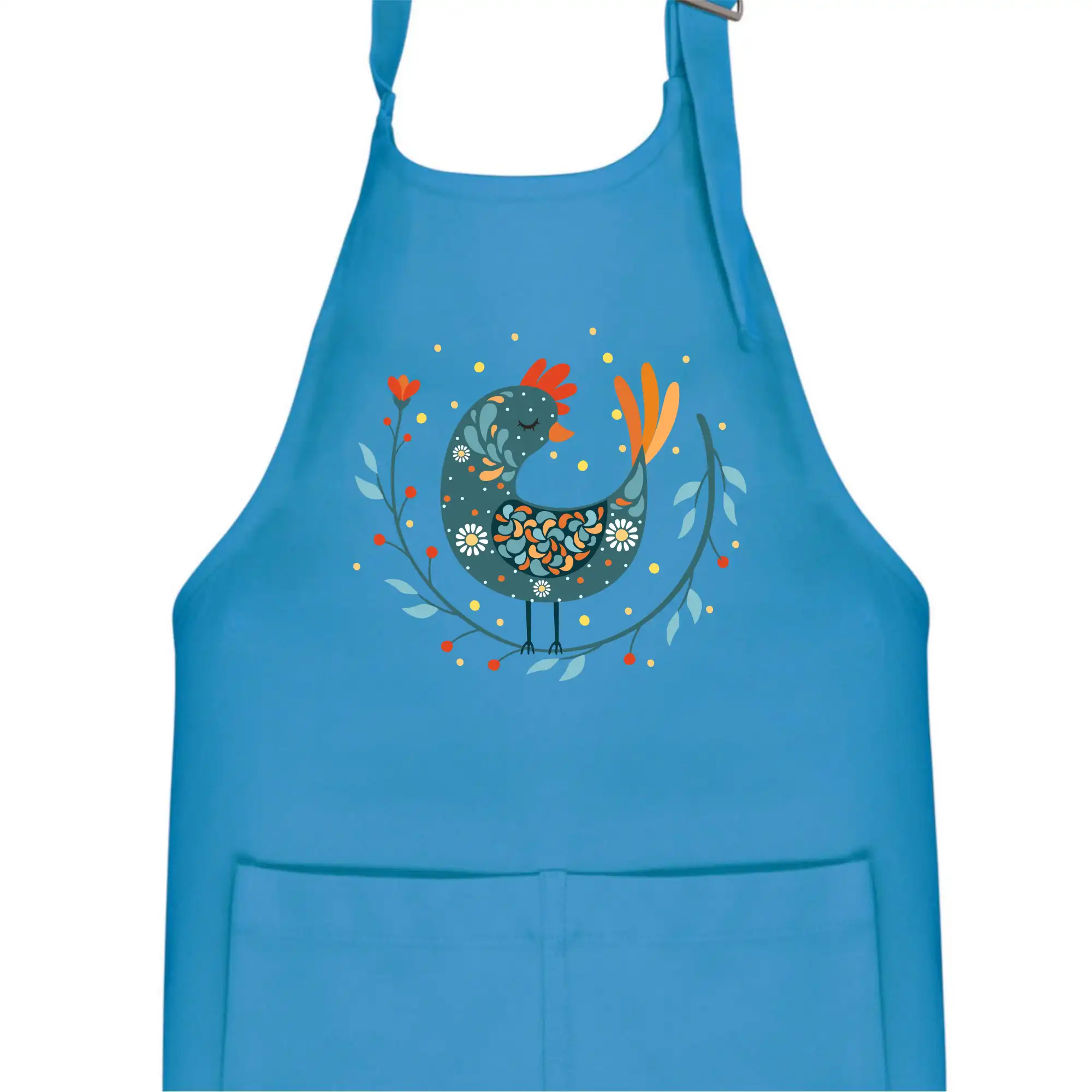 Folklor - slepice s kopretinou