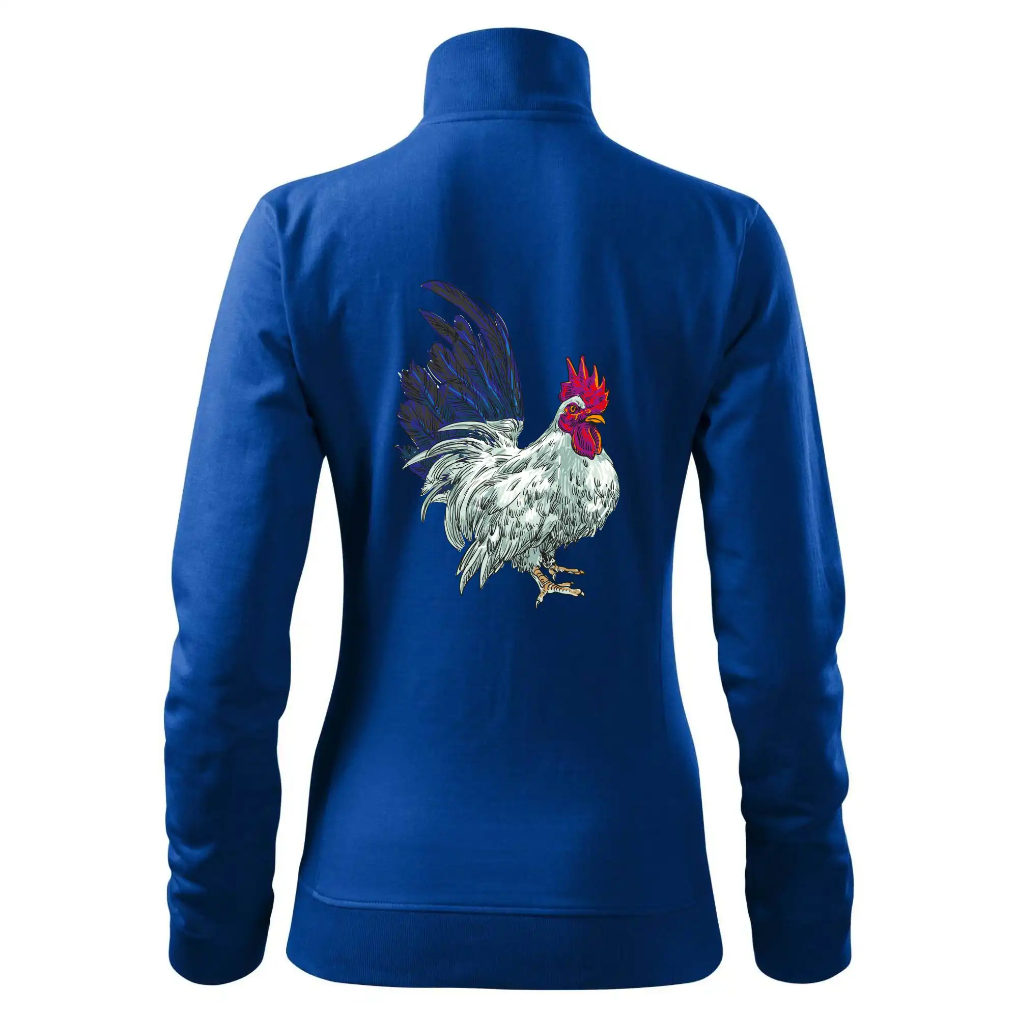 Kohout kreslený bílý