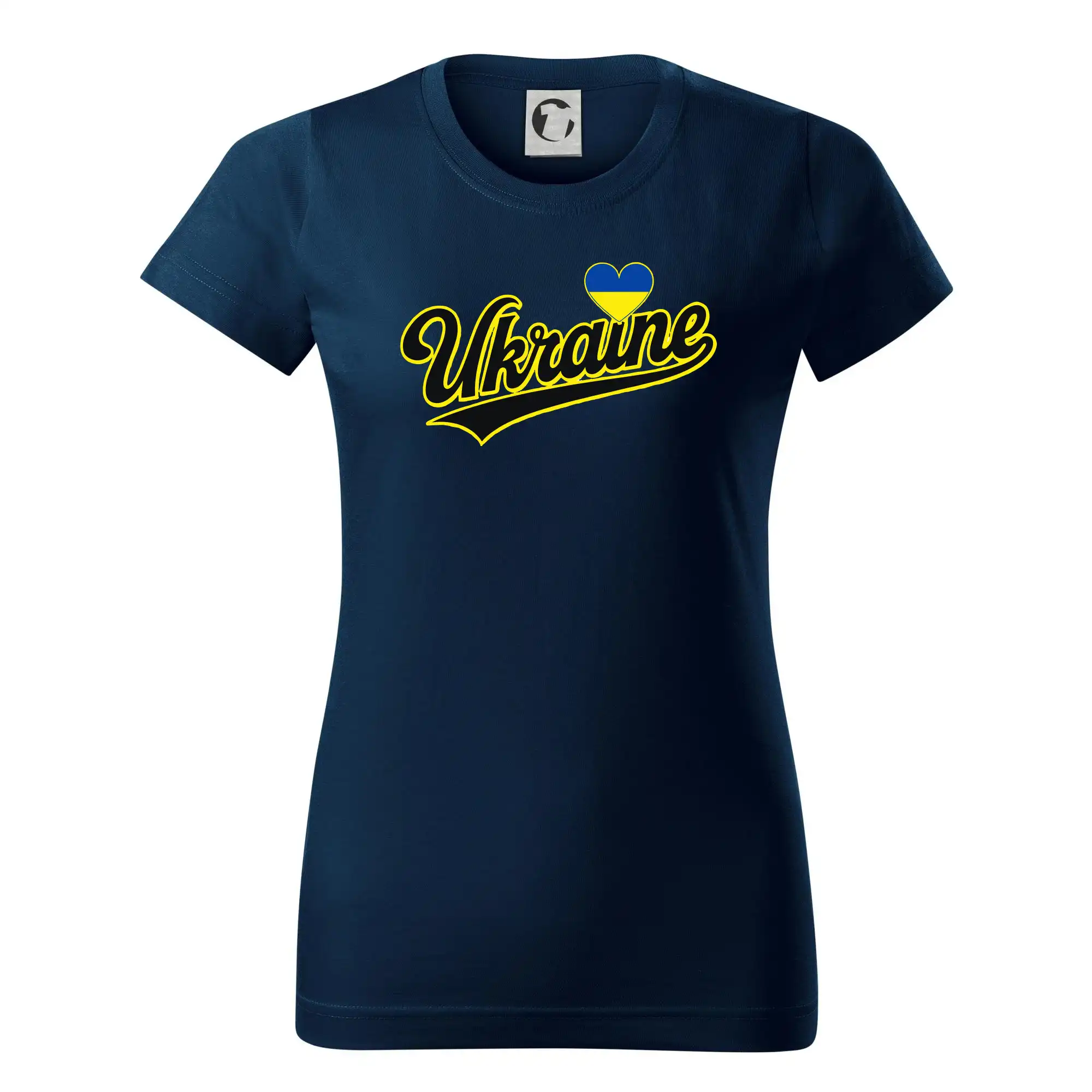 Ukraine - nápis černý