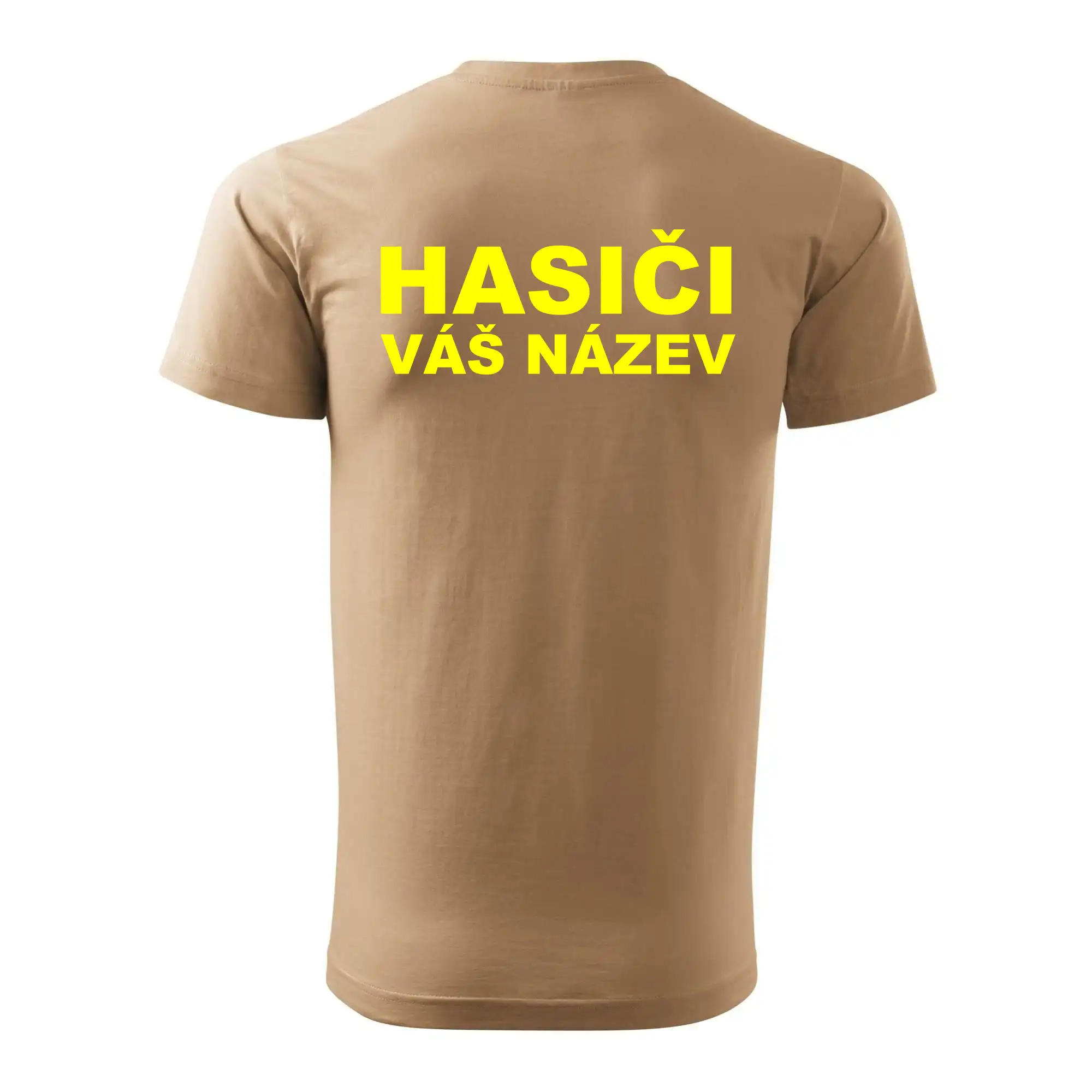 Hasiči - žlutý nápis - váš název sboru