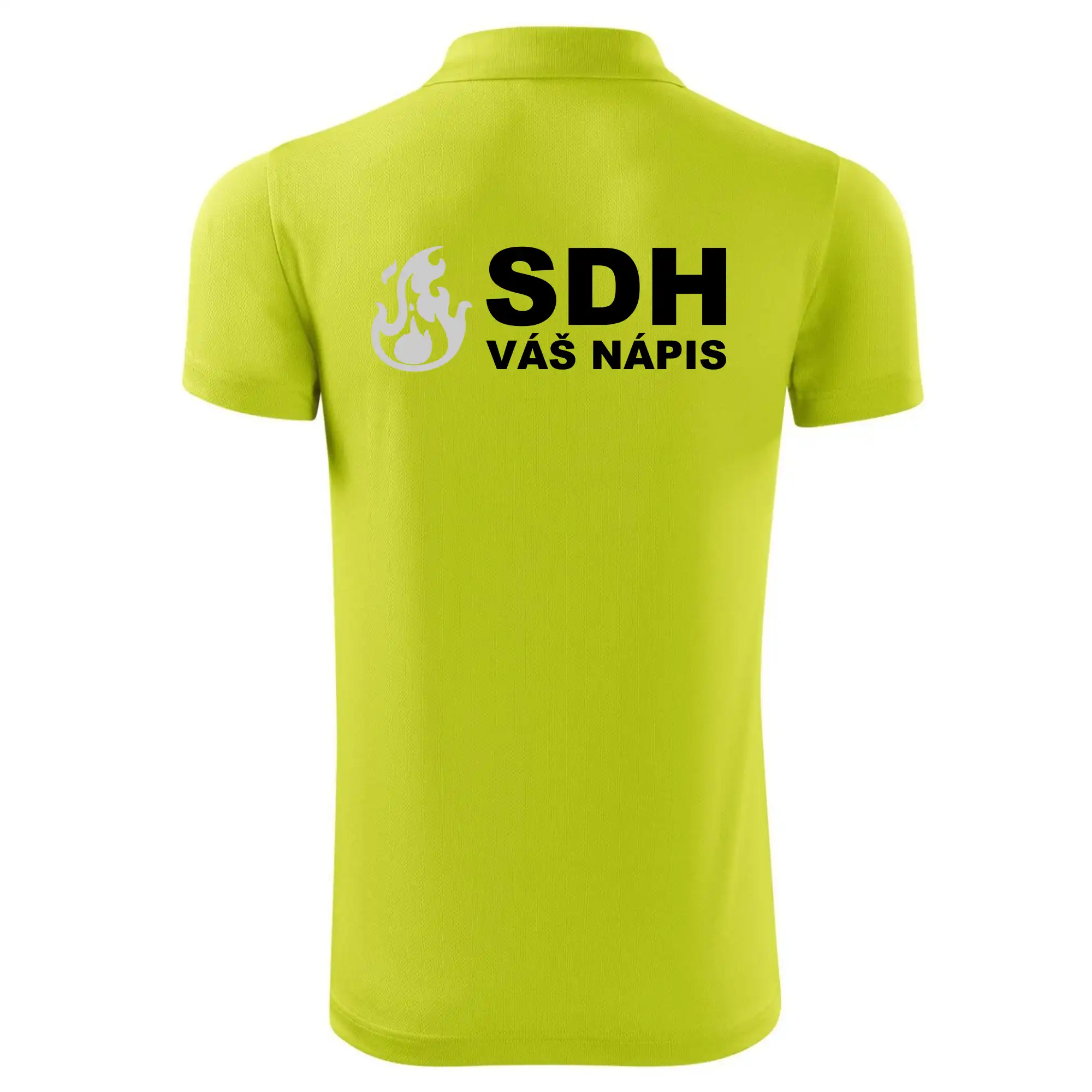SDH REFLEXNÍ nápis (oheň, firesport, název sboru - vlastní nápis)