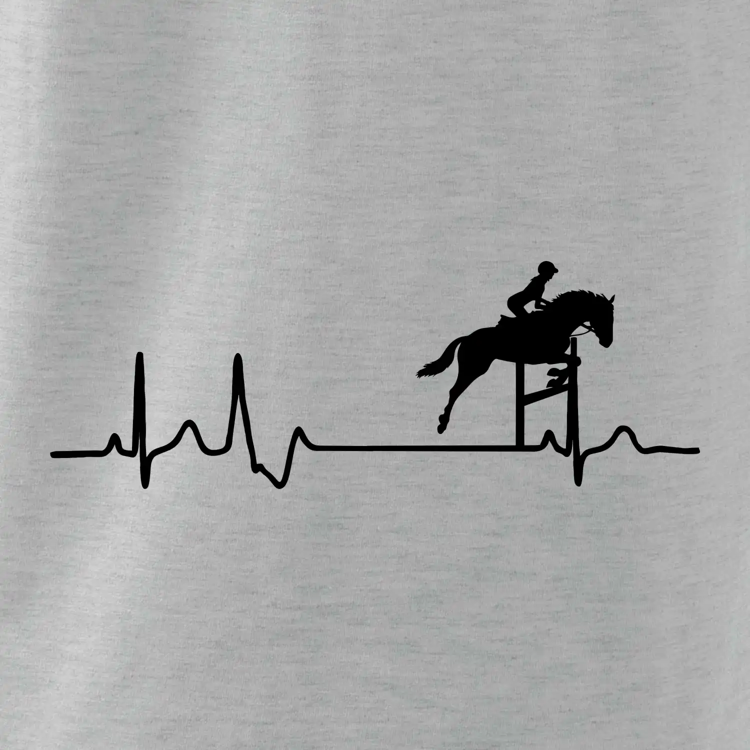 EKG kůň přeskok