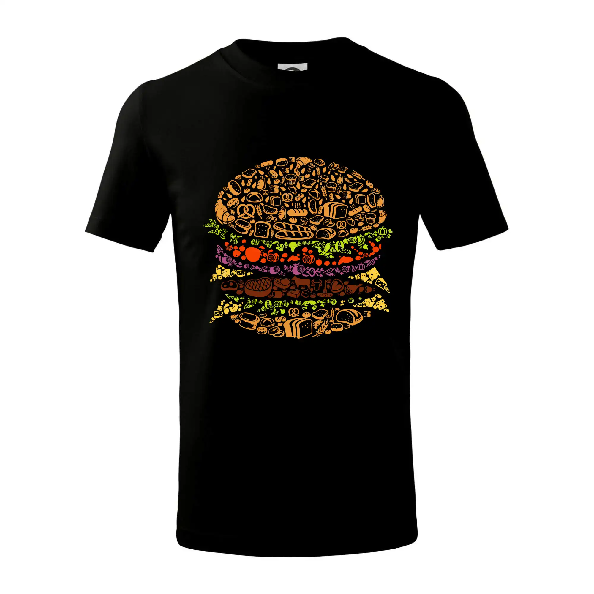 Burger - nákres z ikon