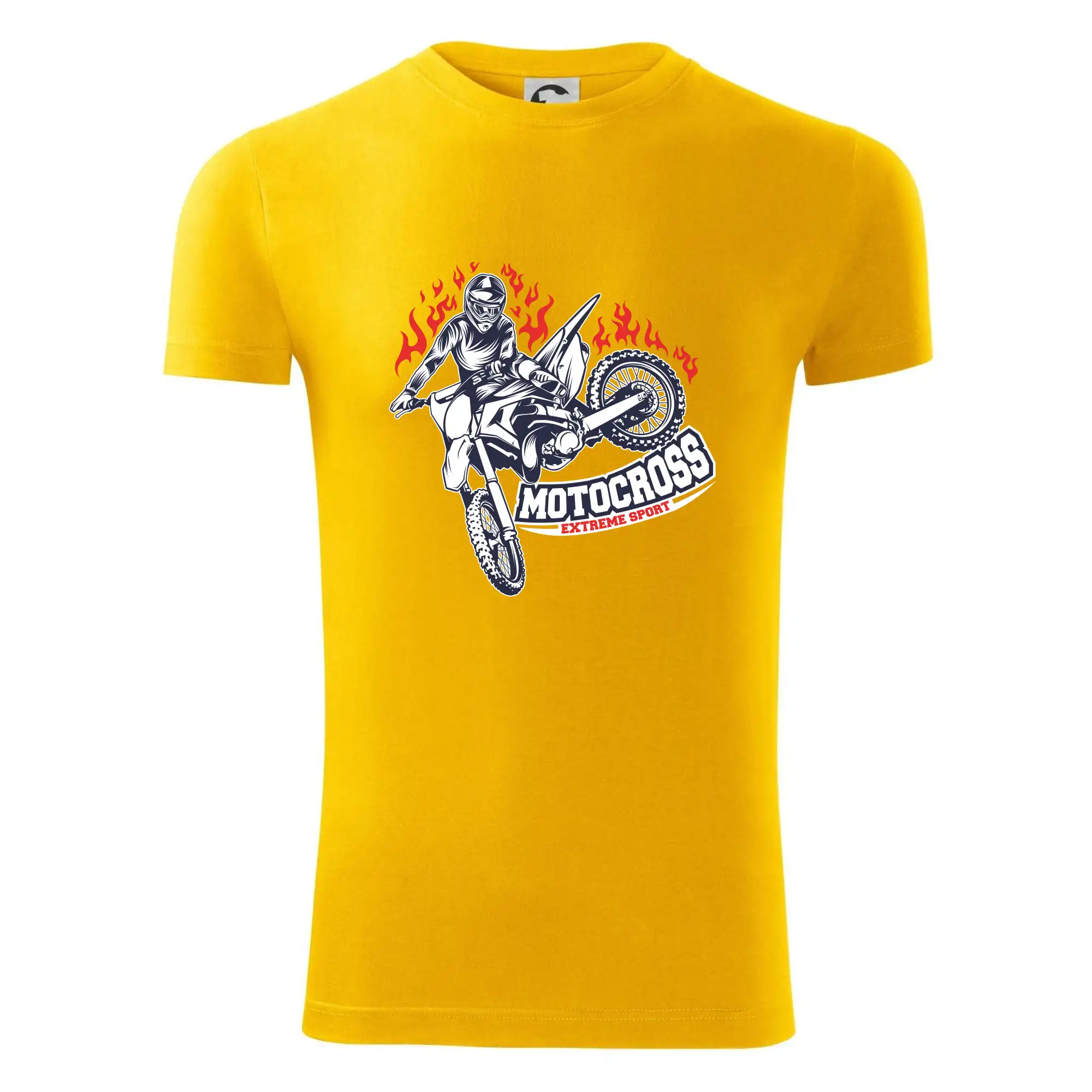 Motocross extreme sport fire