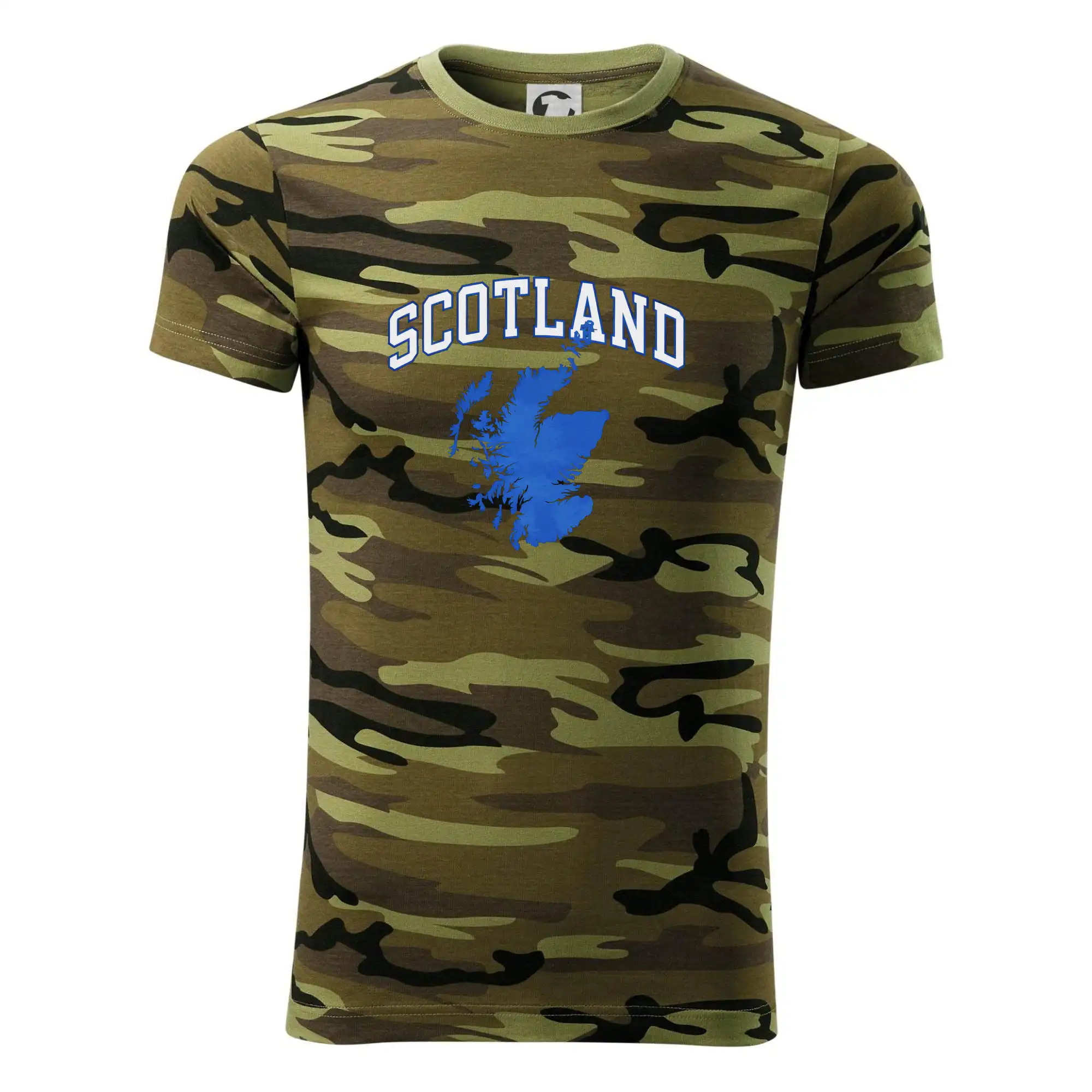 Scotland nápis s mapou