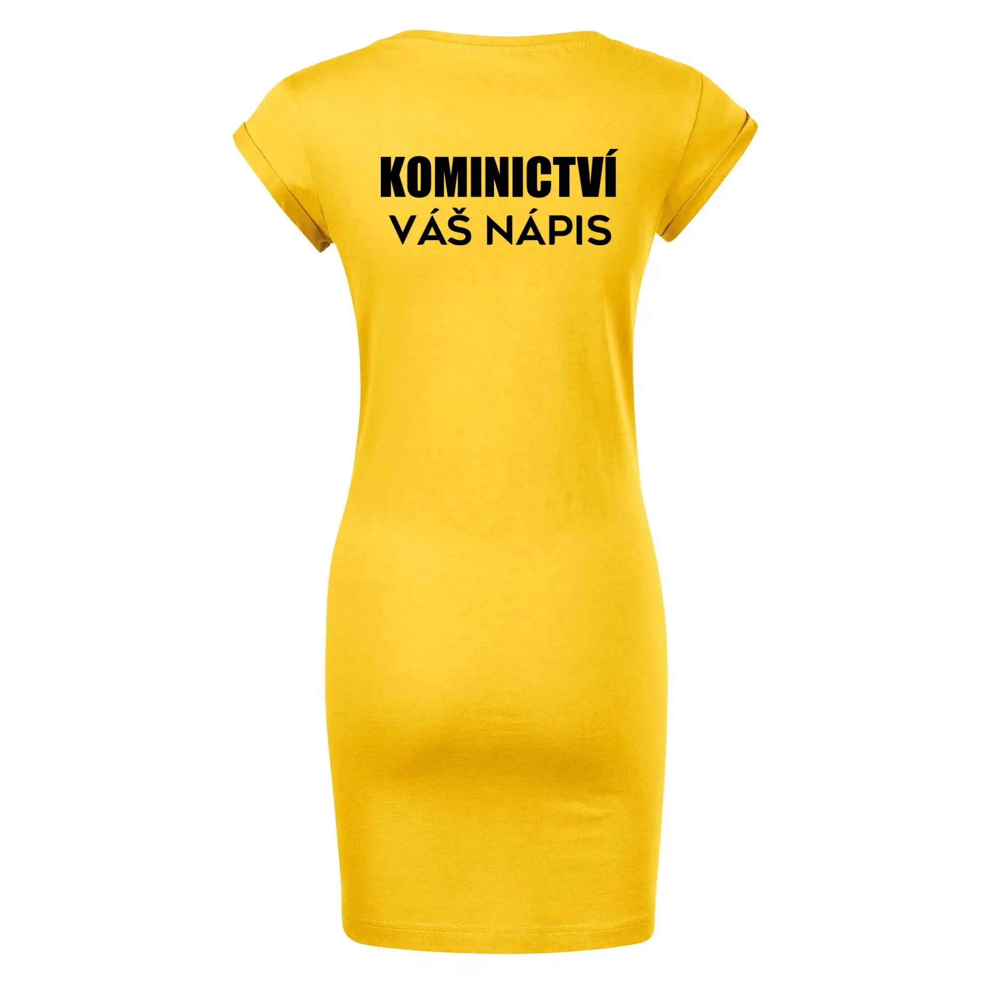 Kominík logo + nápis na zádech