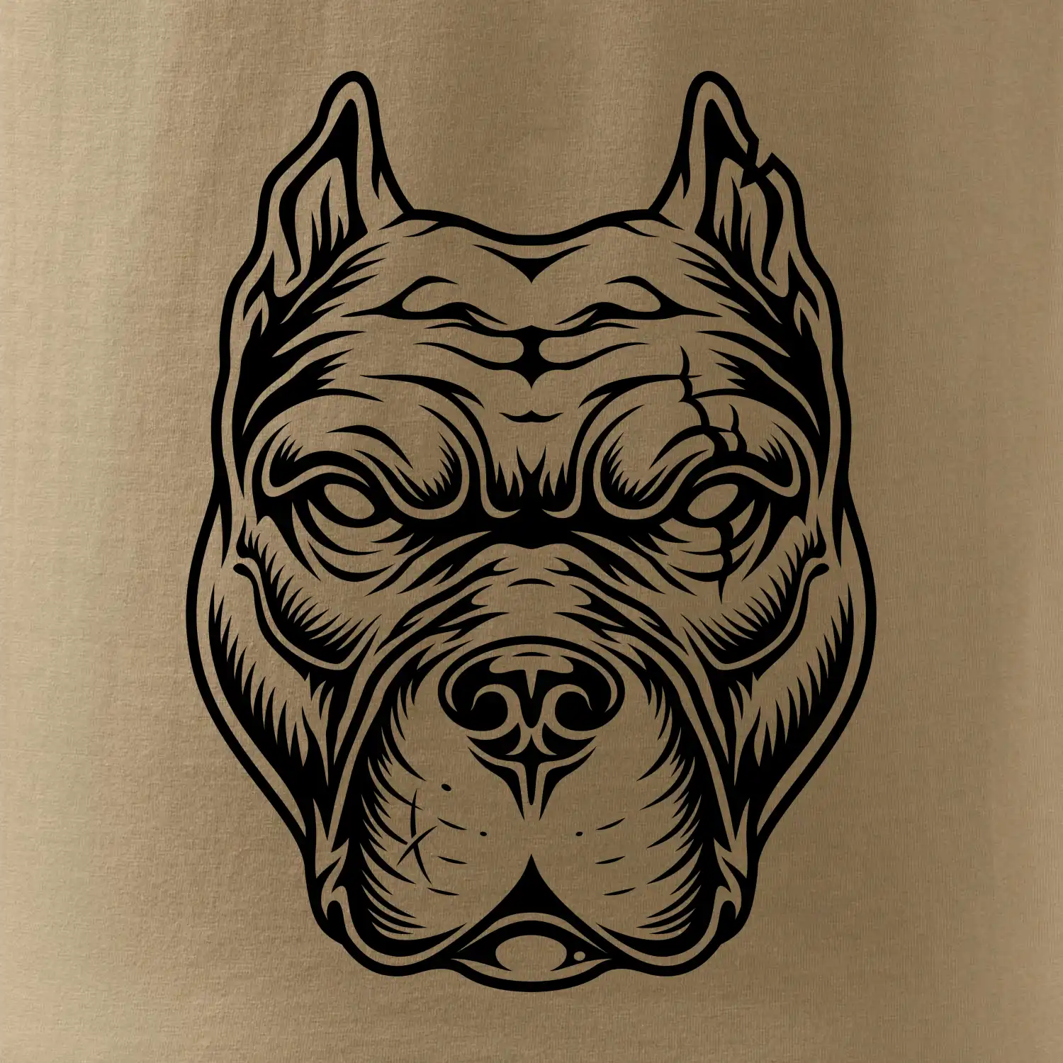 Americký stafordširský teriér hlava