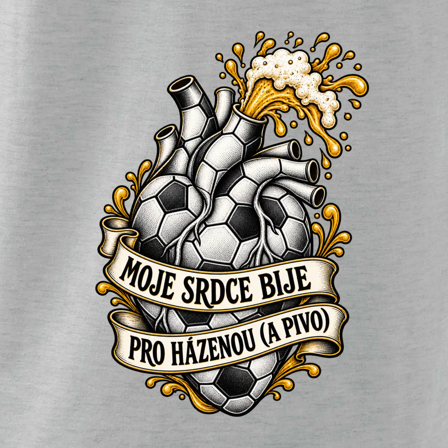 Moje srdce bije pro házenou a pivo