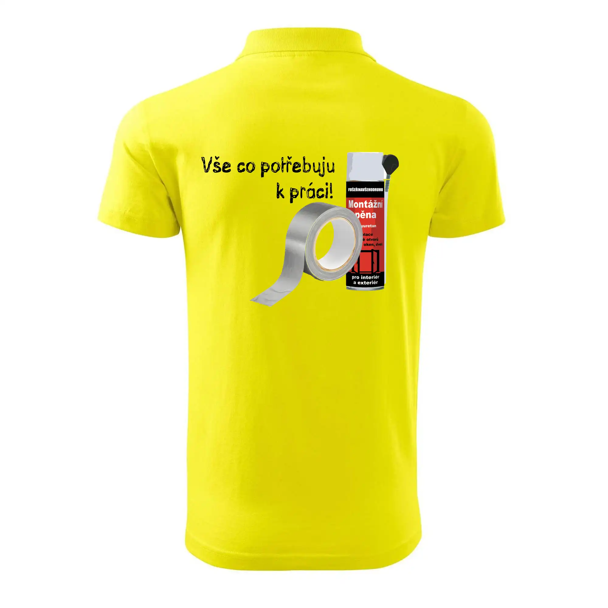 Pěna  a páska - vše co potřebuji k práci